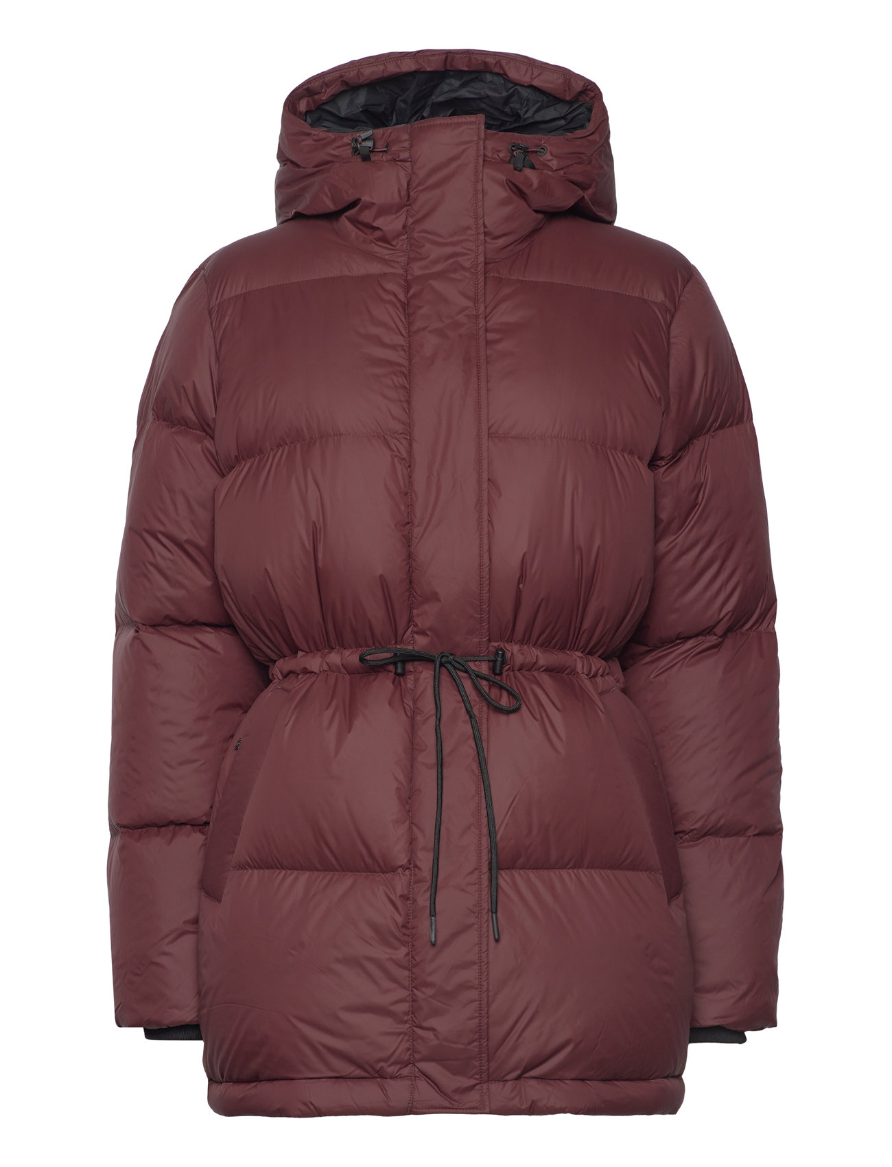 W Down Hood Parka Burgundy Peak Performance