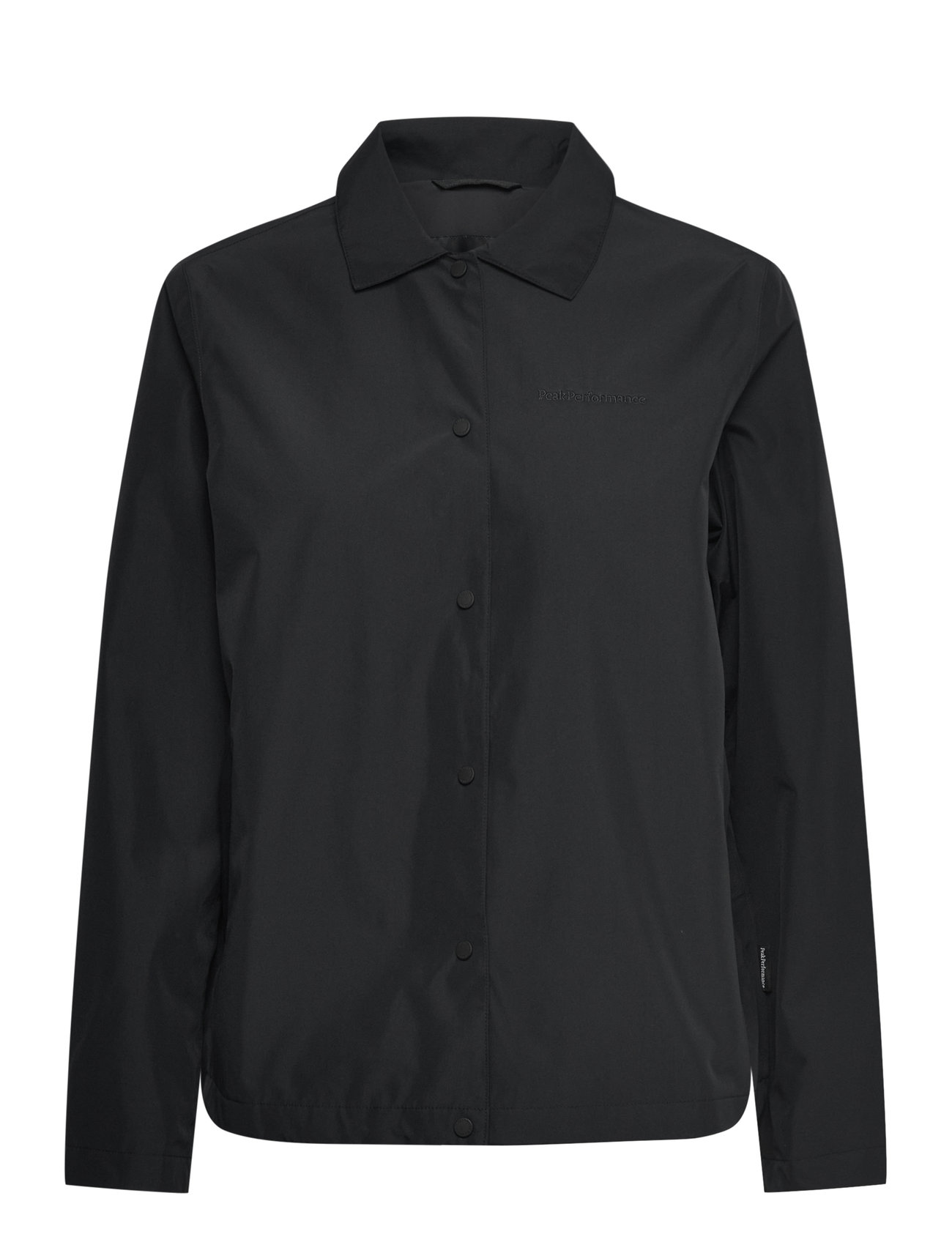 W 2L Coach Jacket Black Peak Performance