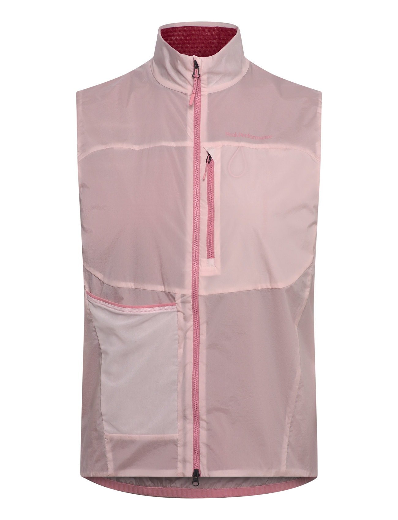 W Vislight Alpha Vest Pink Peak Performance