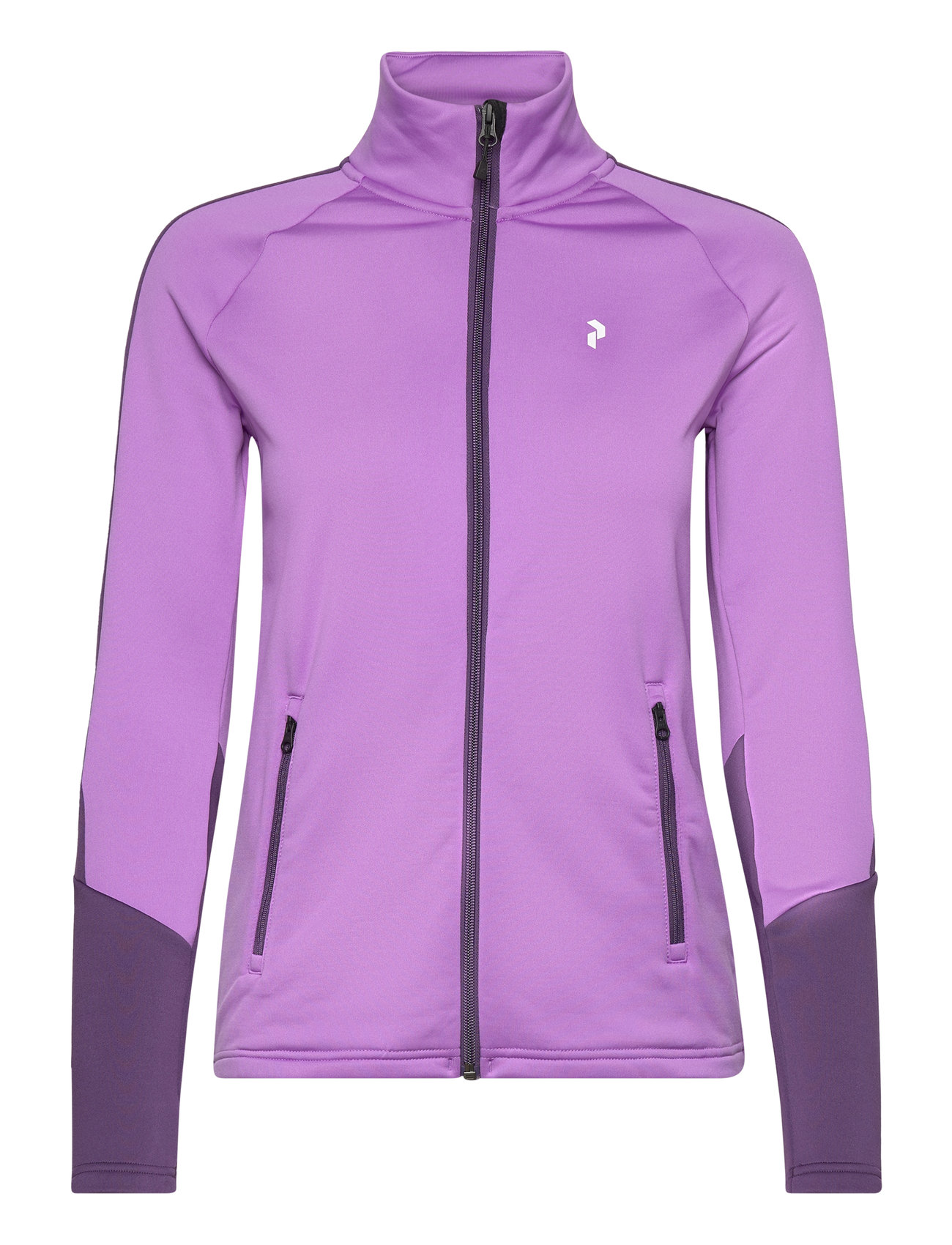 "Peak Performance" "W Rider Mid Zip Jacket Tops Sweatshirts & Hoodies Fleeces Midlayers Purple Peak