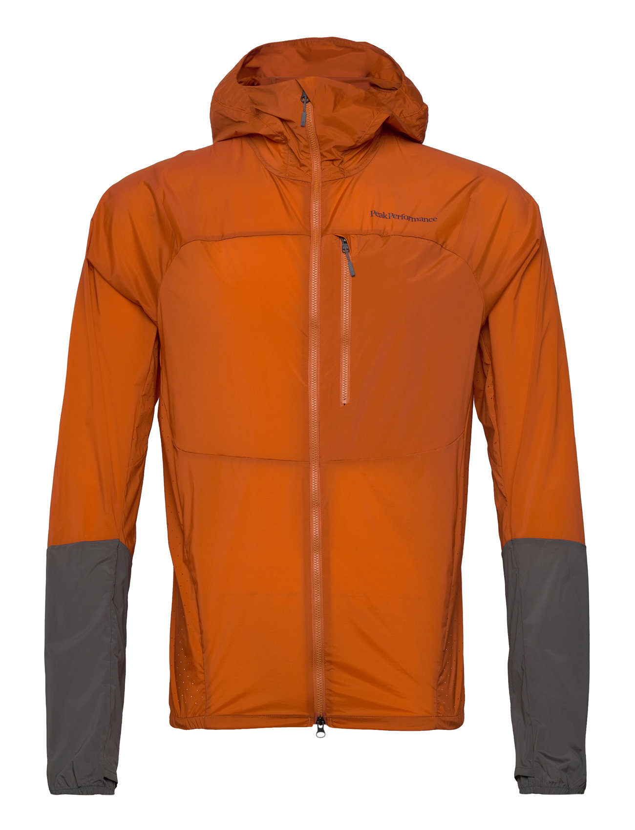 M Vislight Wind Jacket Orange Peak Performance