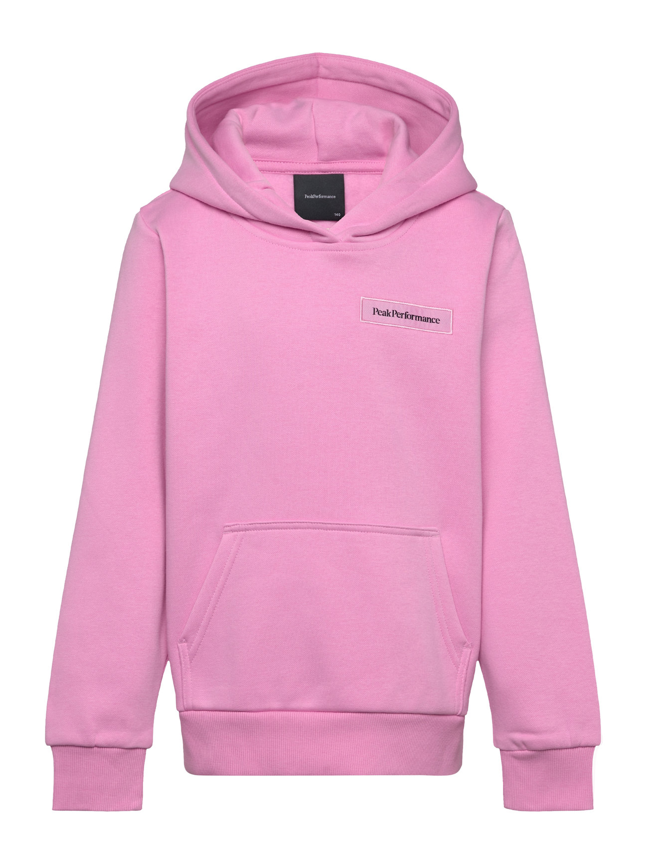 Jr Logo Hood Sweatshirt Pink Peak Performance