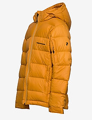 blaze orange down jacket