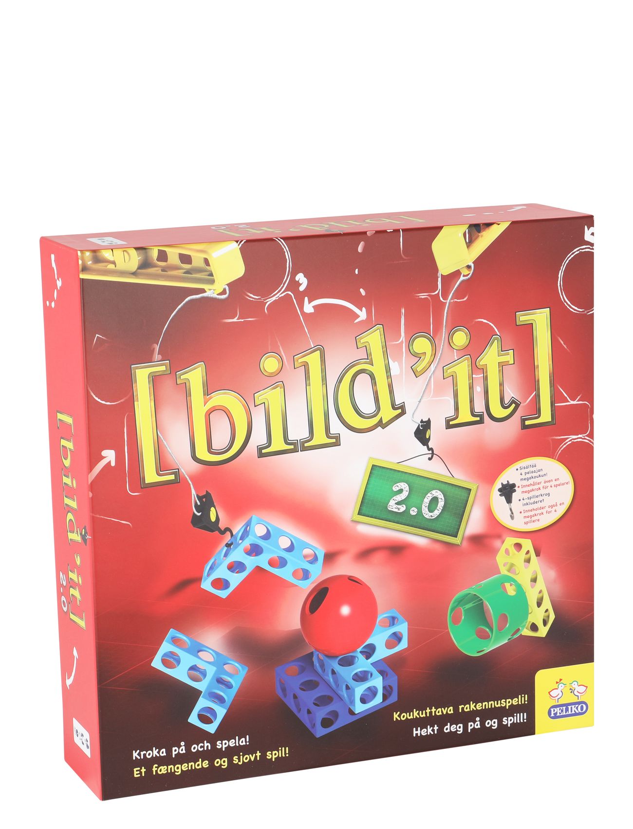 Bild It 2.0 Toys Puzzles And Games Games Active Games Multi/patterned Peliko
