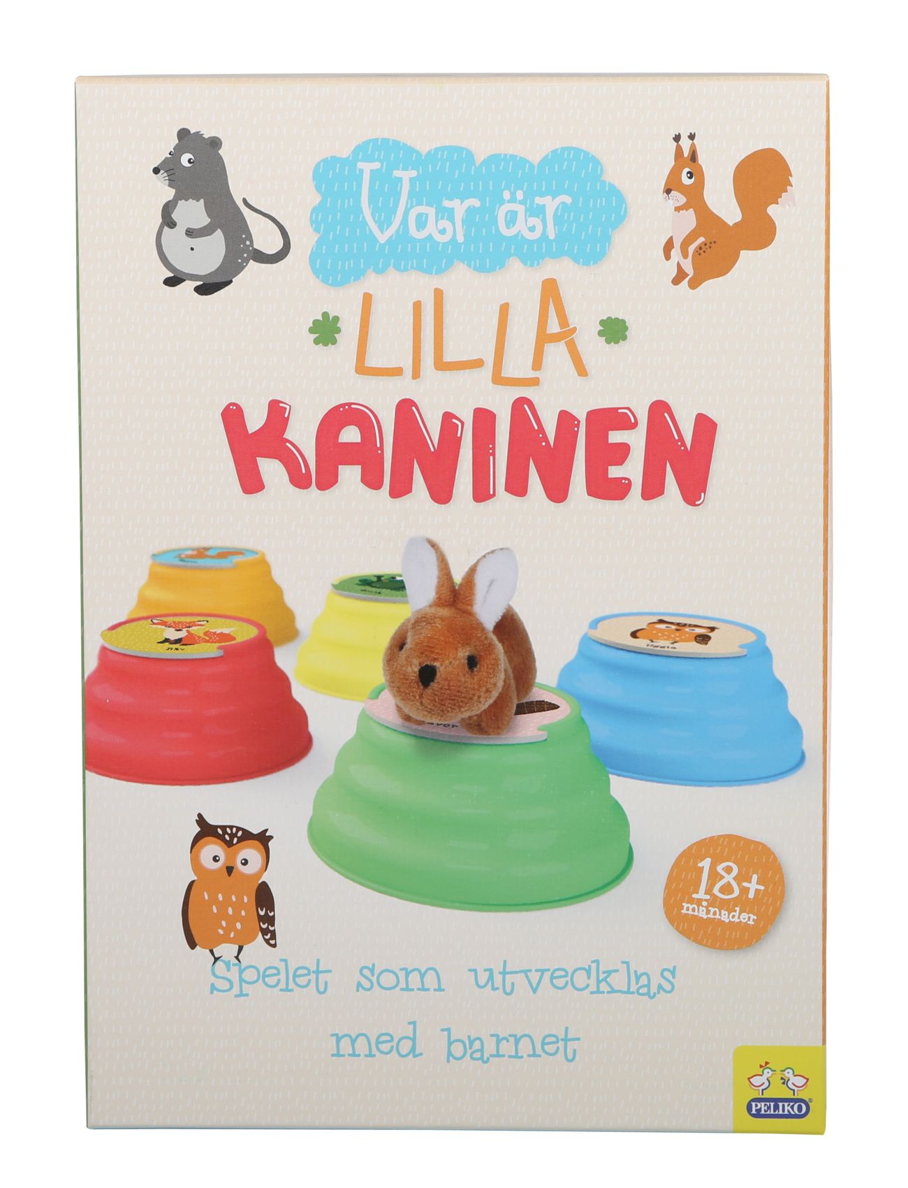 Peliko Var Är Lilla Kaninen Game Se, SWEDISH, Multi/patterned, Spil > Aktive Spil, Børn