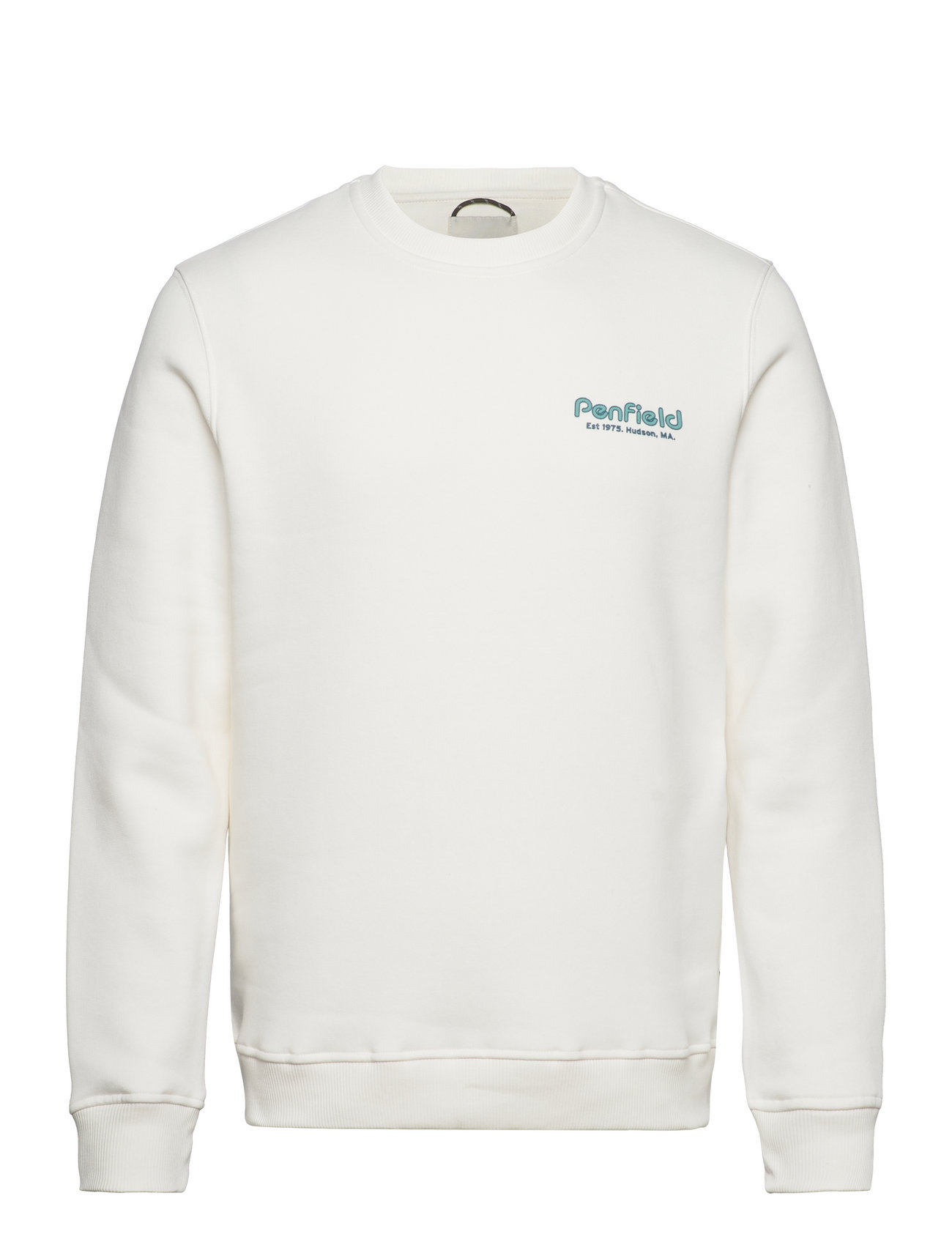Penfield Sunset Mountain Back Graphic Crew Neck Sweat Tops Sweatshirts & Hoodies Sweatshirts White Penfield