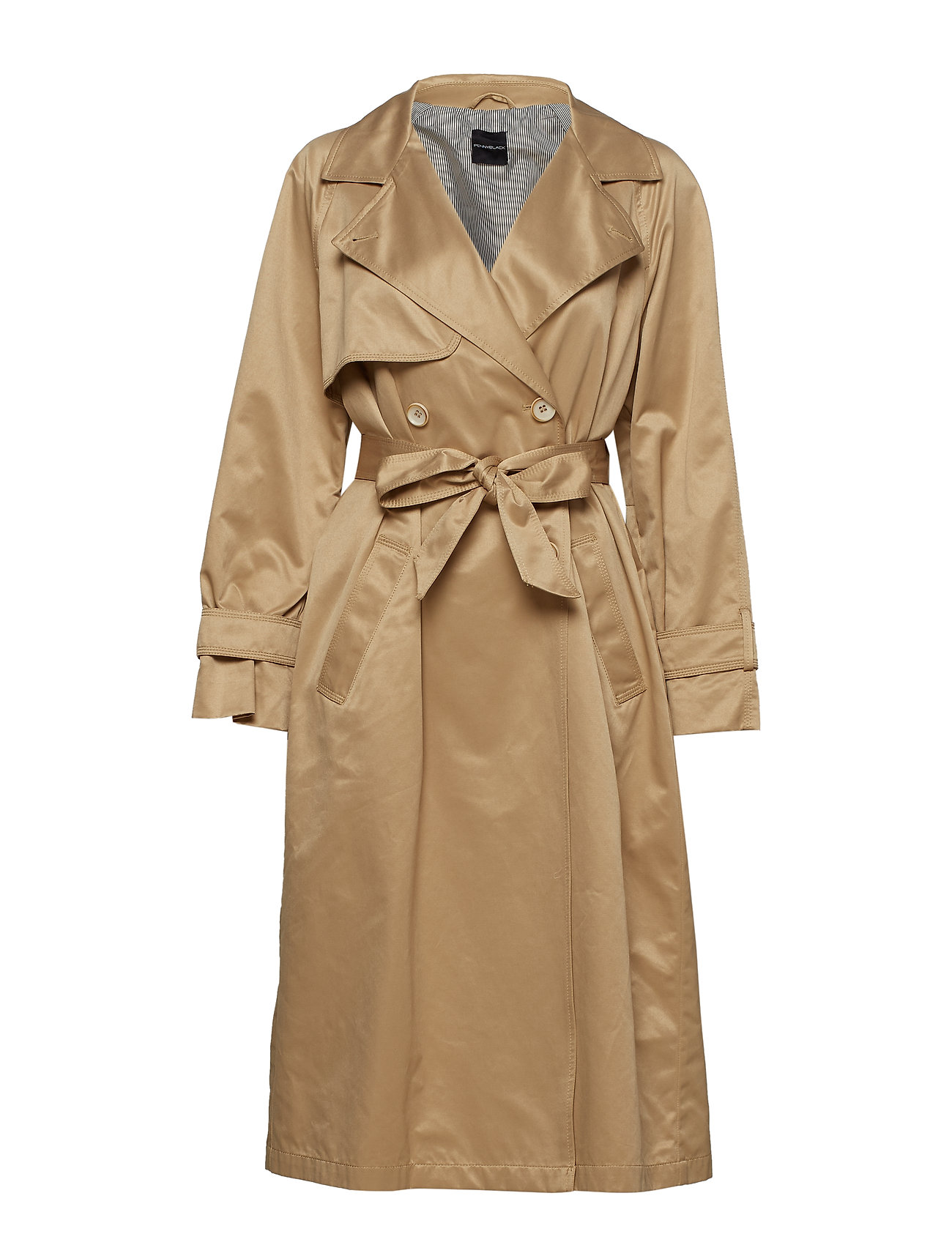 Alti Trenchcoat Lange Jas Beige Pennyblack pennyblack kopen in de aanbieding
