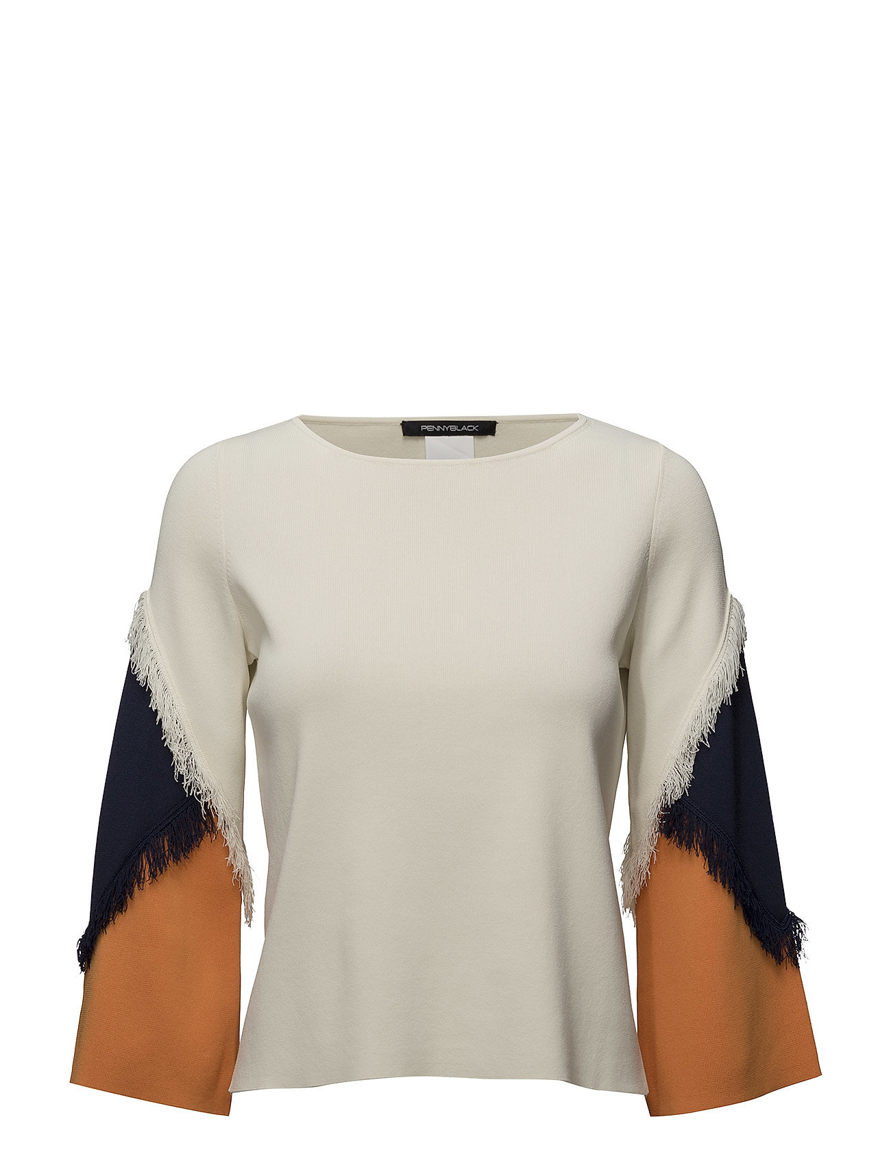 Oculare Gebreide Trui Wit Pennyblack pennyblack kopen in de aanbieding