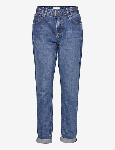 VIOLET - džinsa bikses ar taisnām starām - denim