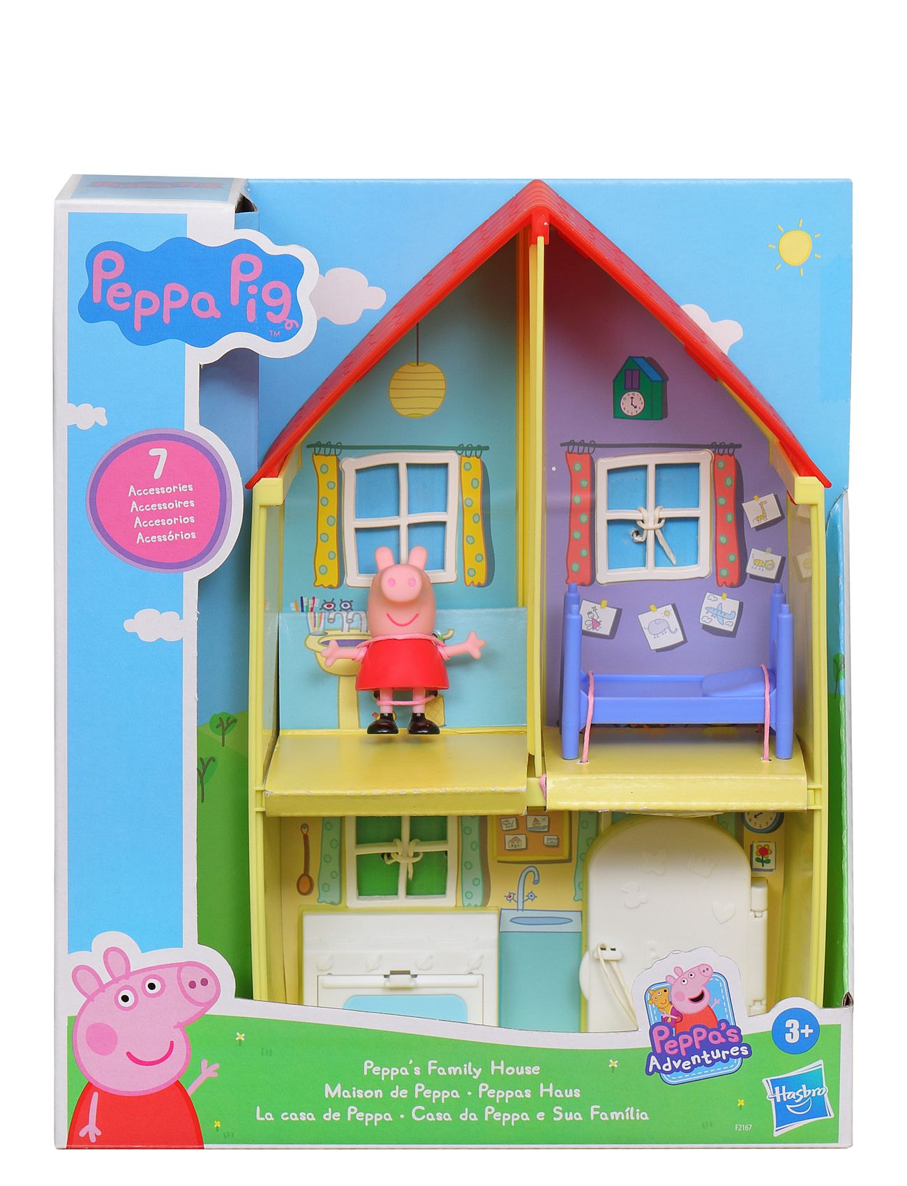 Peppa Pig Peppa’s Adventures Peppa’s Family House Toys Playsets & Action Figures Movies & Fairy Tale Characters Multi/patterned Peppa Pig