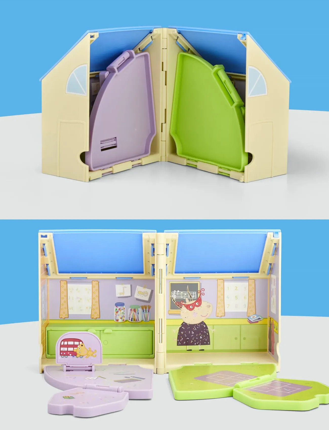 Gurli Gris Pep Peppas Pop Open Playgroup, One Size, Multi/patterned, Legesæt Og Actionfigurer > Legesæt, Børn
