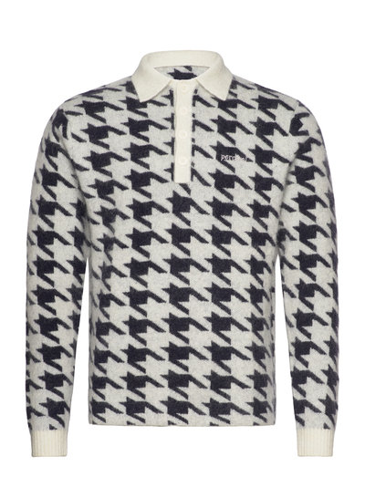 Houndstooth Rugby Shirt - Strickmode