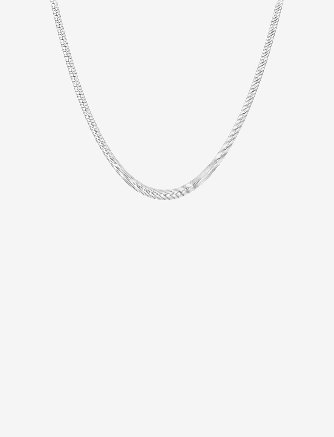 Pernille Corydon - Elinor Necklace Adj. 55-60 cm - chain necklaces - silver - 0