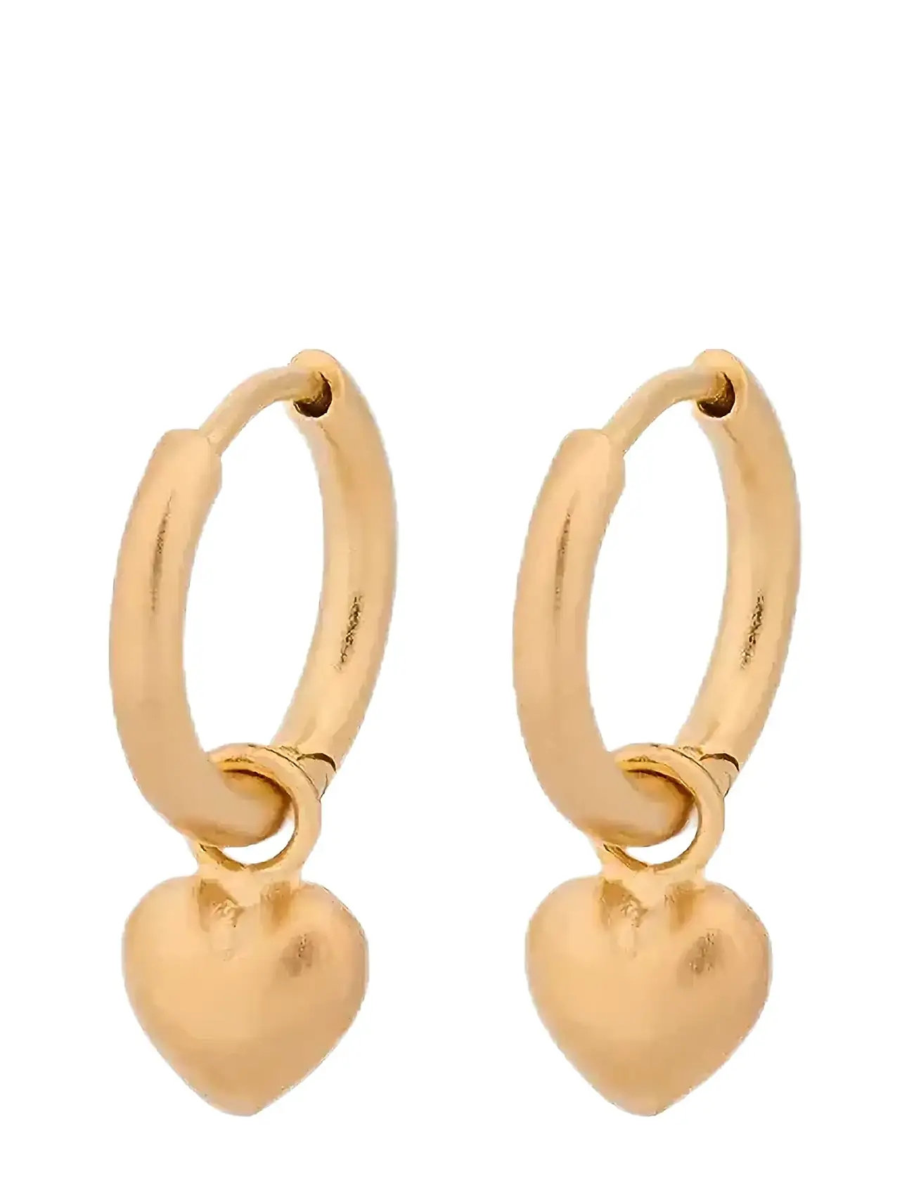 PERNILLE CORYDON Heart Huggies Gold - One Size - Damen