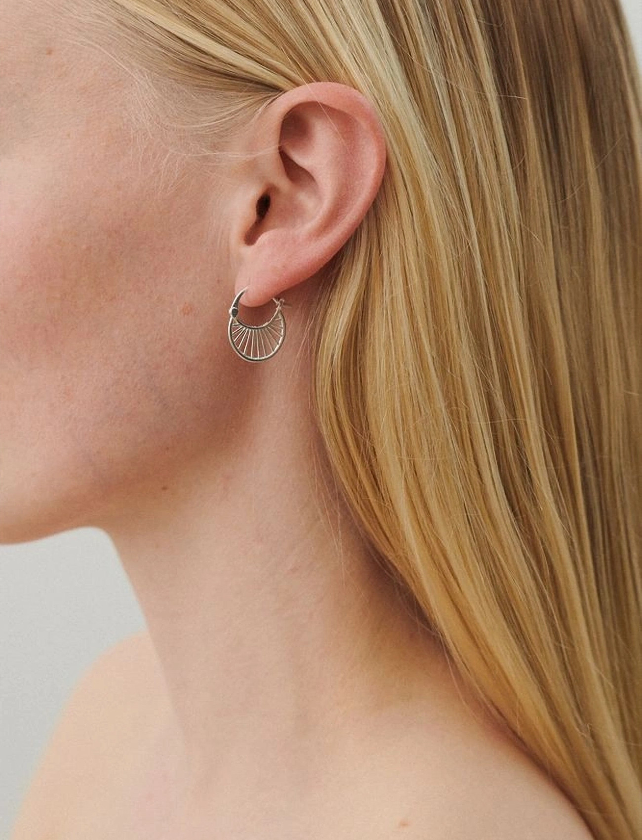 Pernille Corydon Small Daylight Earrings - 16Mm, One Size, Silver, Øreringe > Øreringe Med Vedhæng, Dame