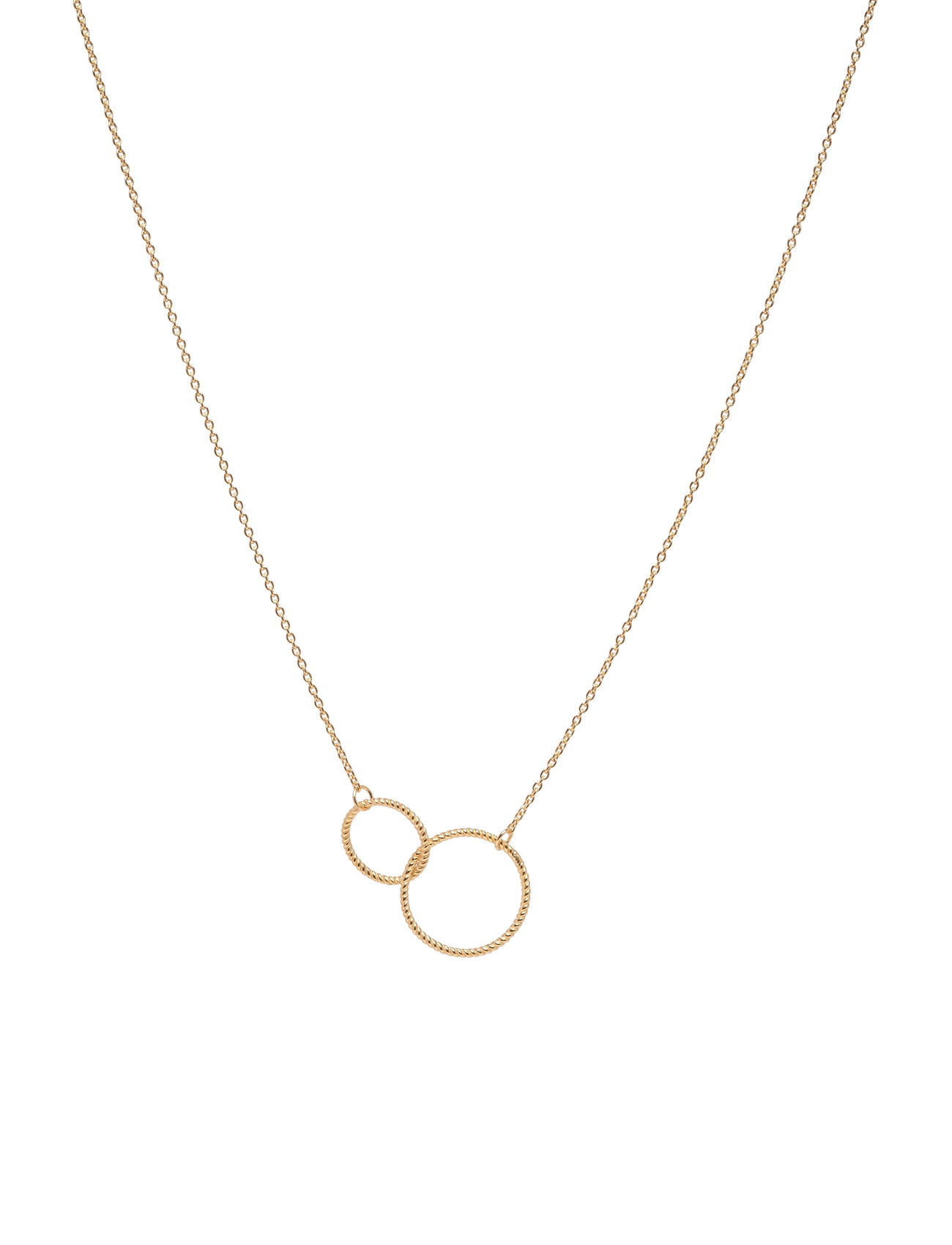 Pernille Corydon Double Twisted Necklace, One Size, Gold, Halskæder > Kædehalskæder, Dame