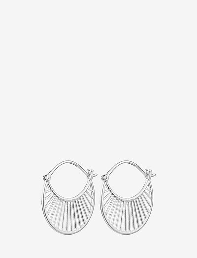 Daylight Earring size 22 mm - oorhangers - silver