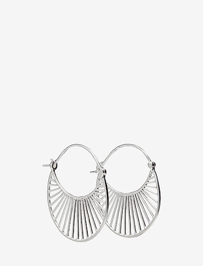Large Daylight Earrings 30 mm - hängande örhängen - silver