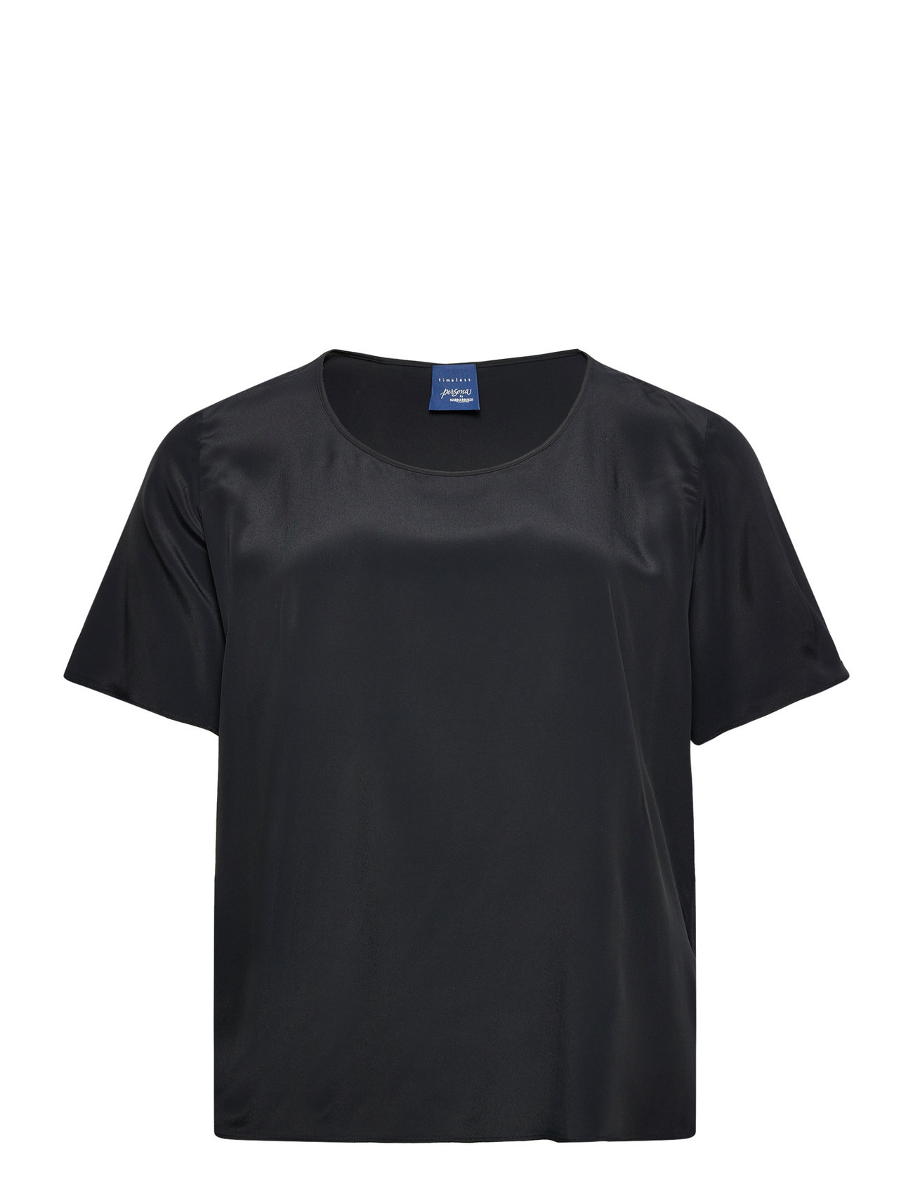 Bella Tops T-shirts & Tops Short-sleeved Black Persona By Marina Rinaldi