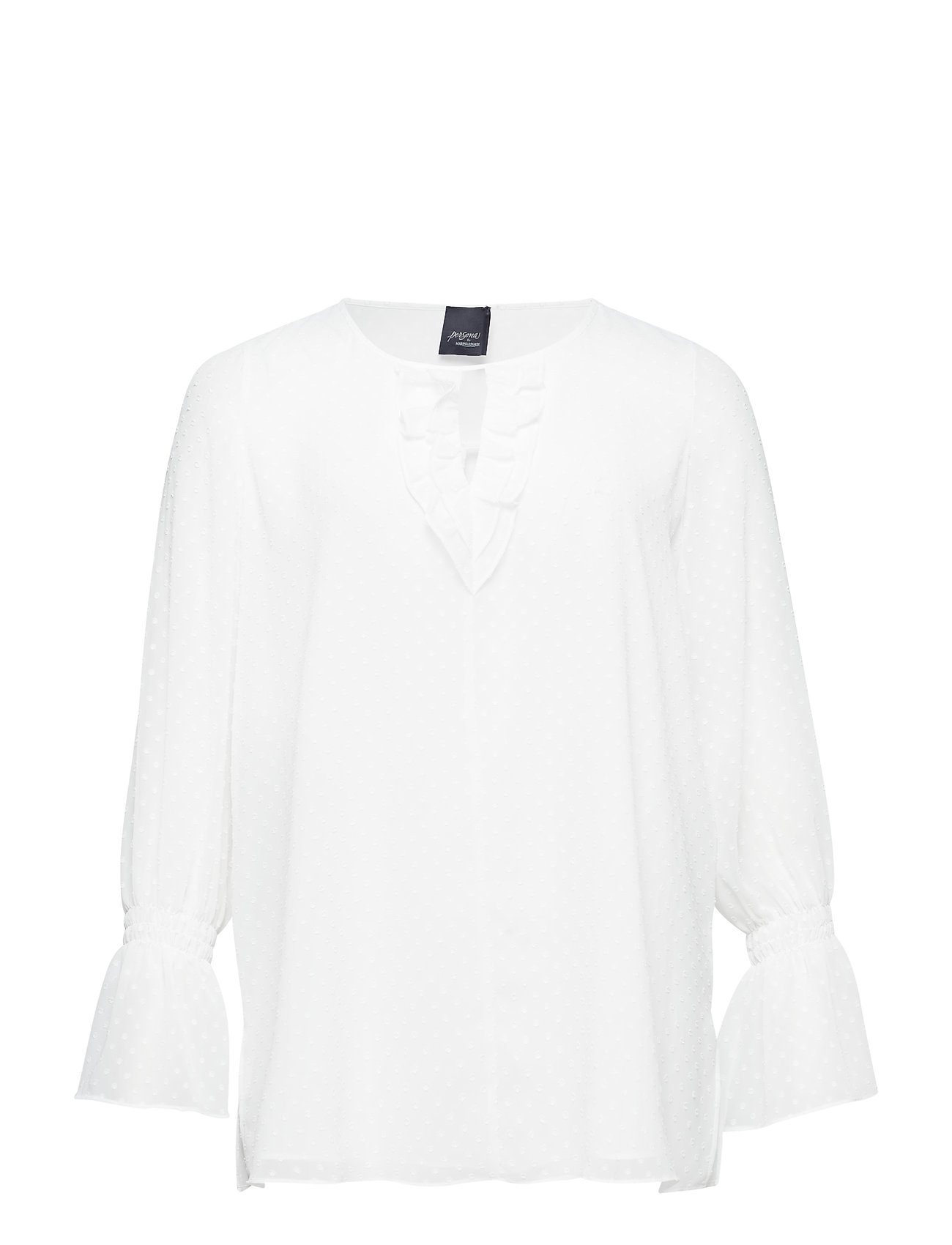 Fado Blouse Lange Mouwen Wit Persona By Marina Rinaldi persona by marina rinaldi kopen in de aanbieding