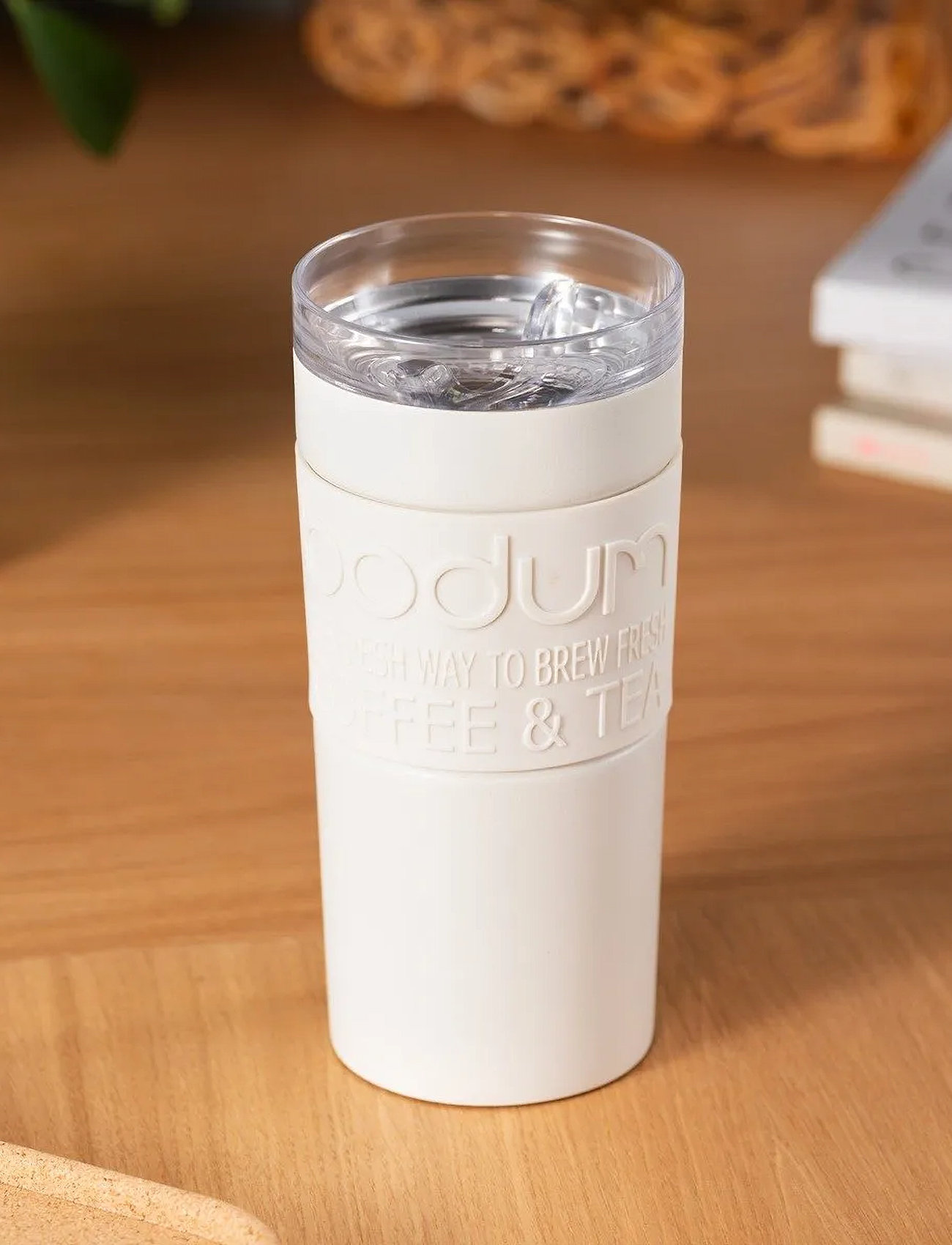 Bodum Travel Mug, 0.35 L, Cream, Kopper Og Krus > Termokopper, Unisex