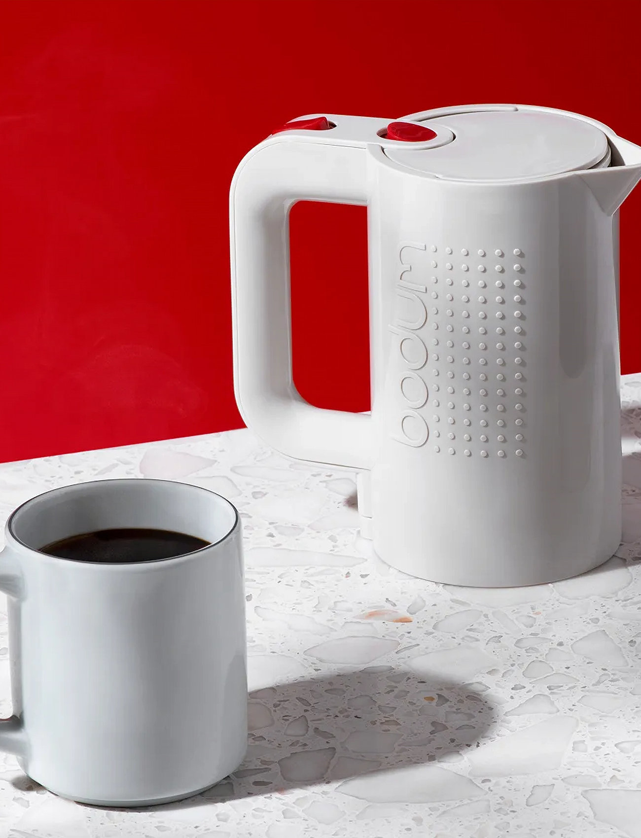 Bodum Bistro, 0.5 L, White, Køkkenmaskiner > Kedler Og Vandkogere, Unisex
