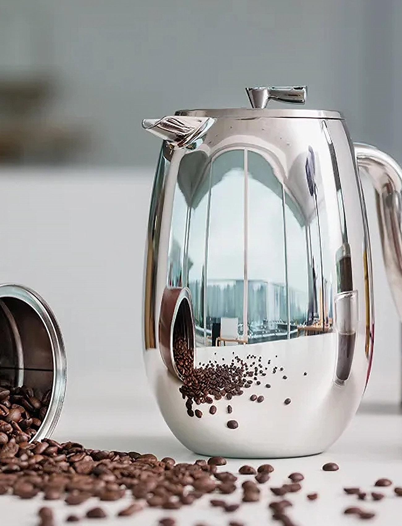 Bodum Bodum Columbia, 1 L, Silver, Kaffemaskiner > Kaffepresse, Unisex