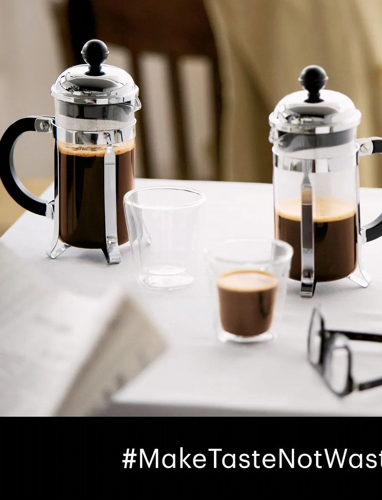 Bodum Chambord, 1 L, Silver, Kaffemaskiner > Kaffepresse, Unisex