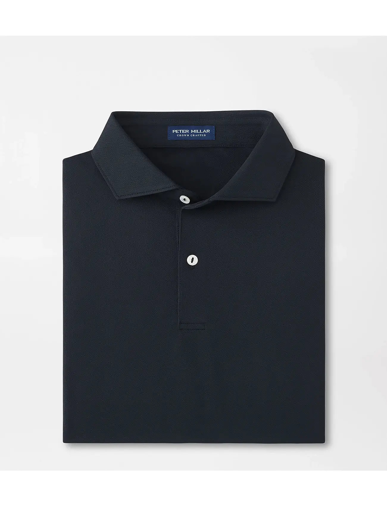 PETER MILLAR Soul Performance Mesh Polo - Edwin Spread Collar Schwarz - S - Herren