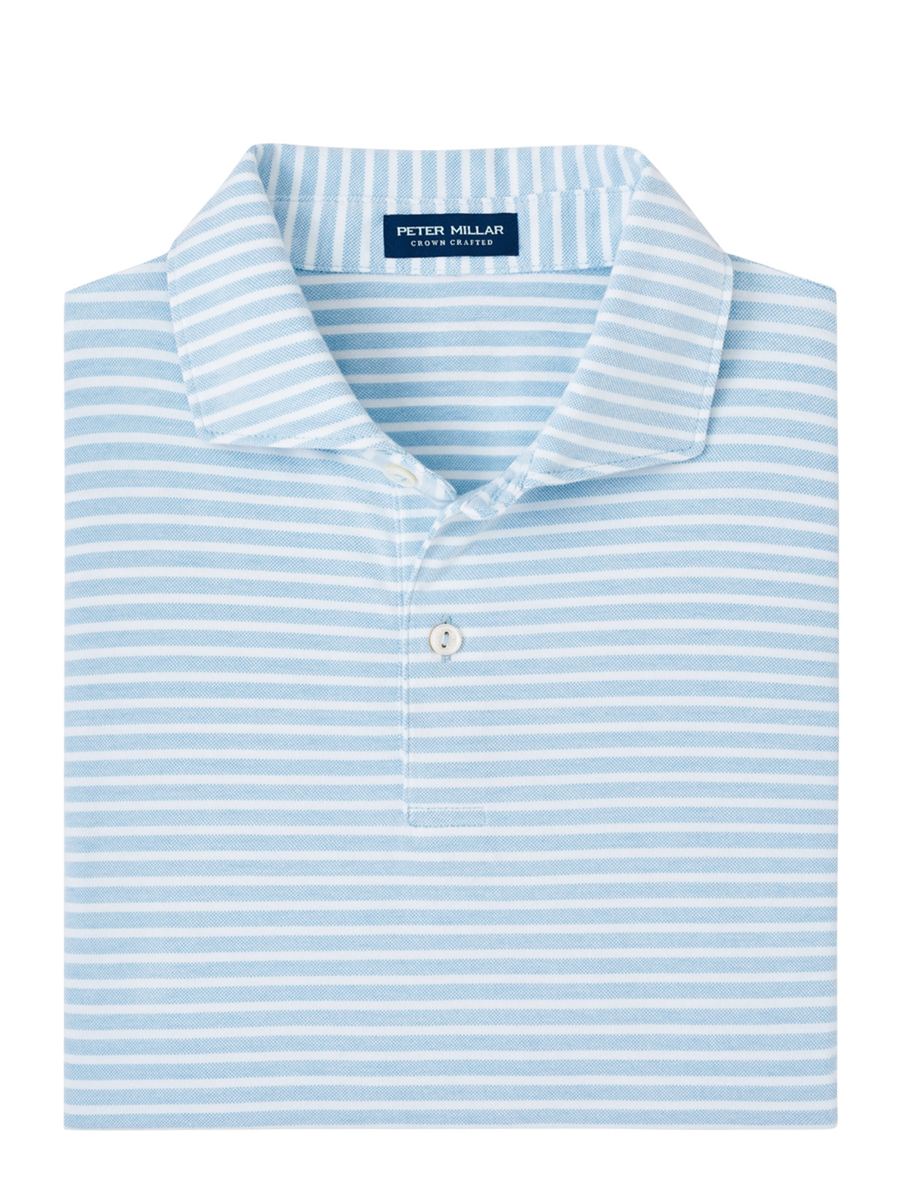 Albatross Cotton Blend Pique Polo - Edwin Spread C Sport Men Sport Clothing Sport Tops Sport Polos Blue Peter Millar