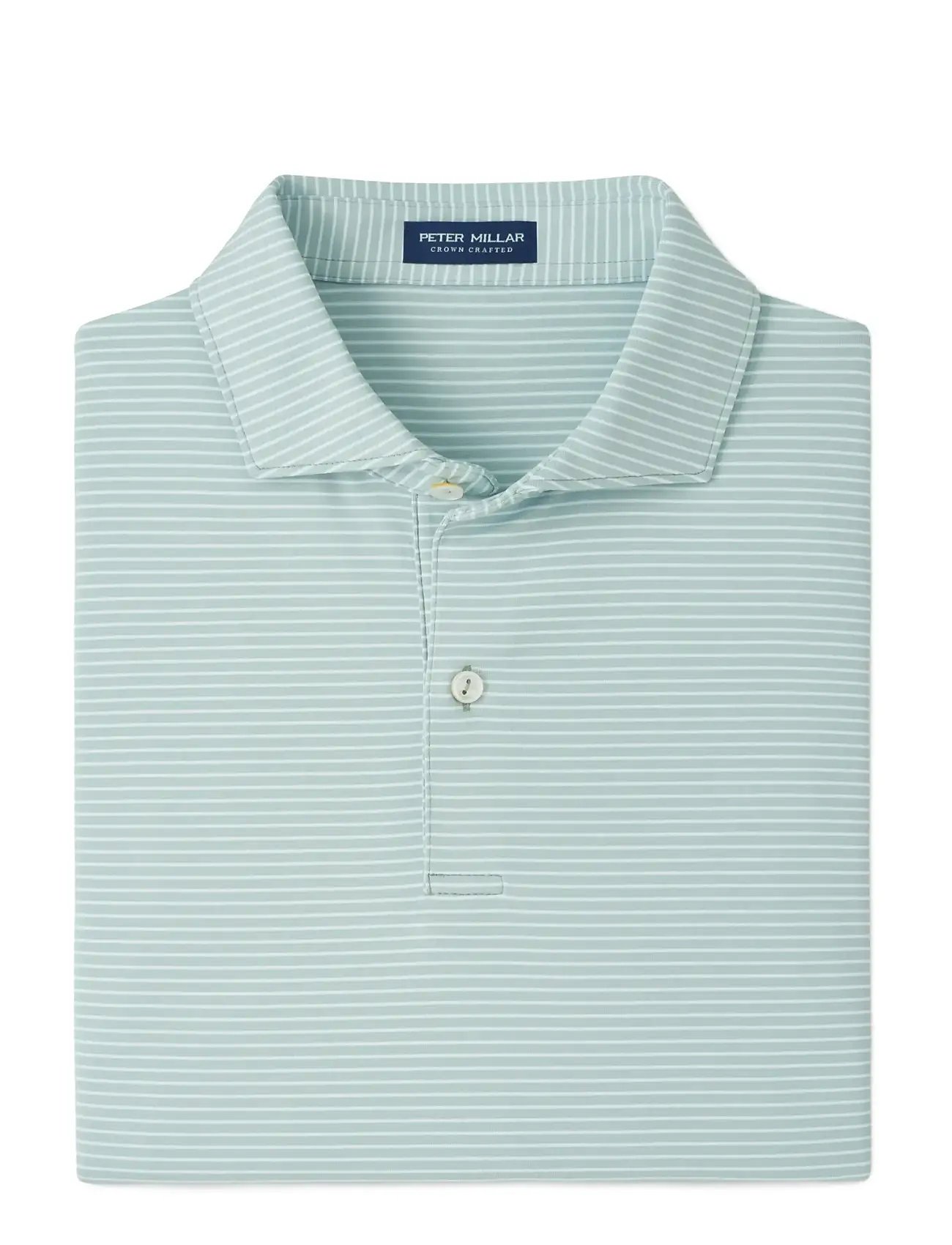 PETER MILLAR Ballad Performance Jersey Polo - Edwin Spread Coll Grün - M - Herren