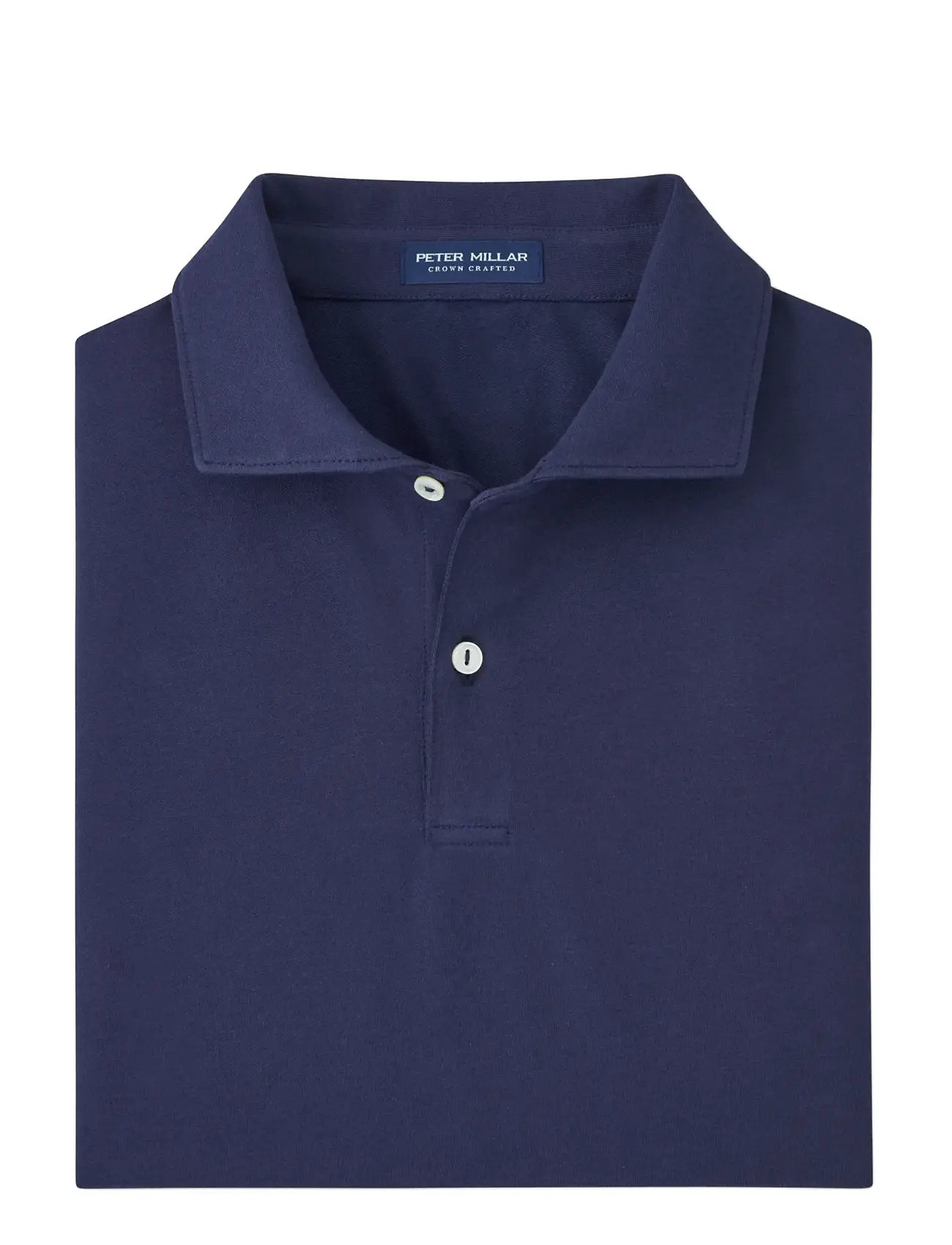 PETER MILLAR Albatross Baumwolle-Blend Pique Polo - Edwin Spread C Navy - L - Herren