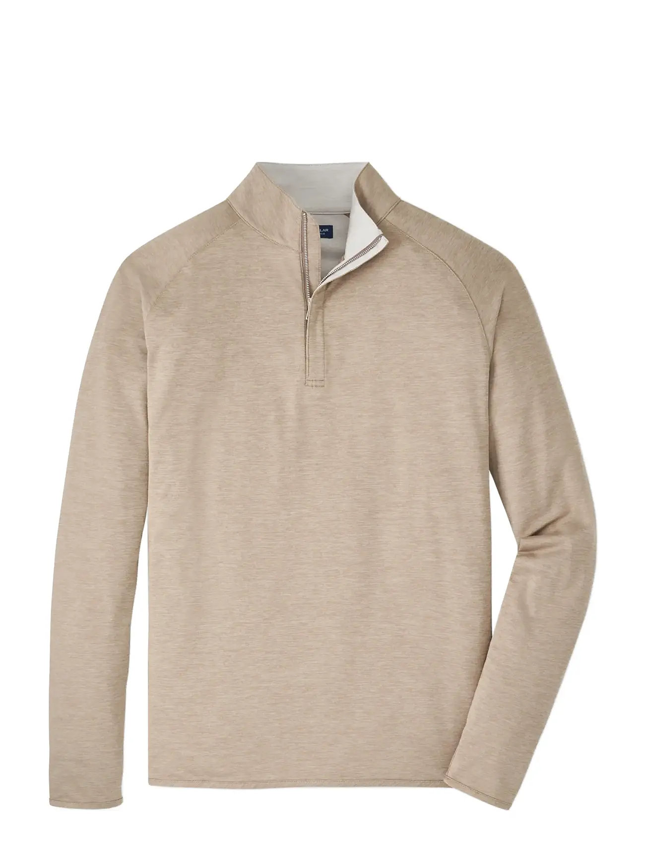 PETER MILLAR Stealth Performance Quarter-Zip Beige - S - Herren