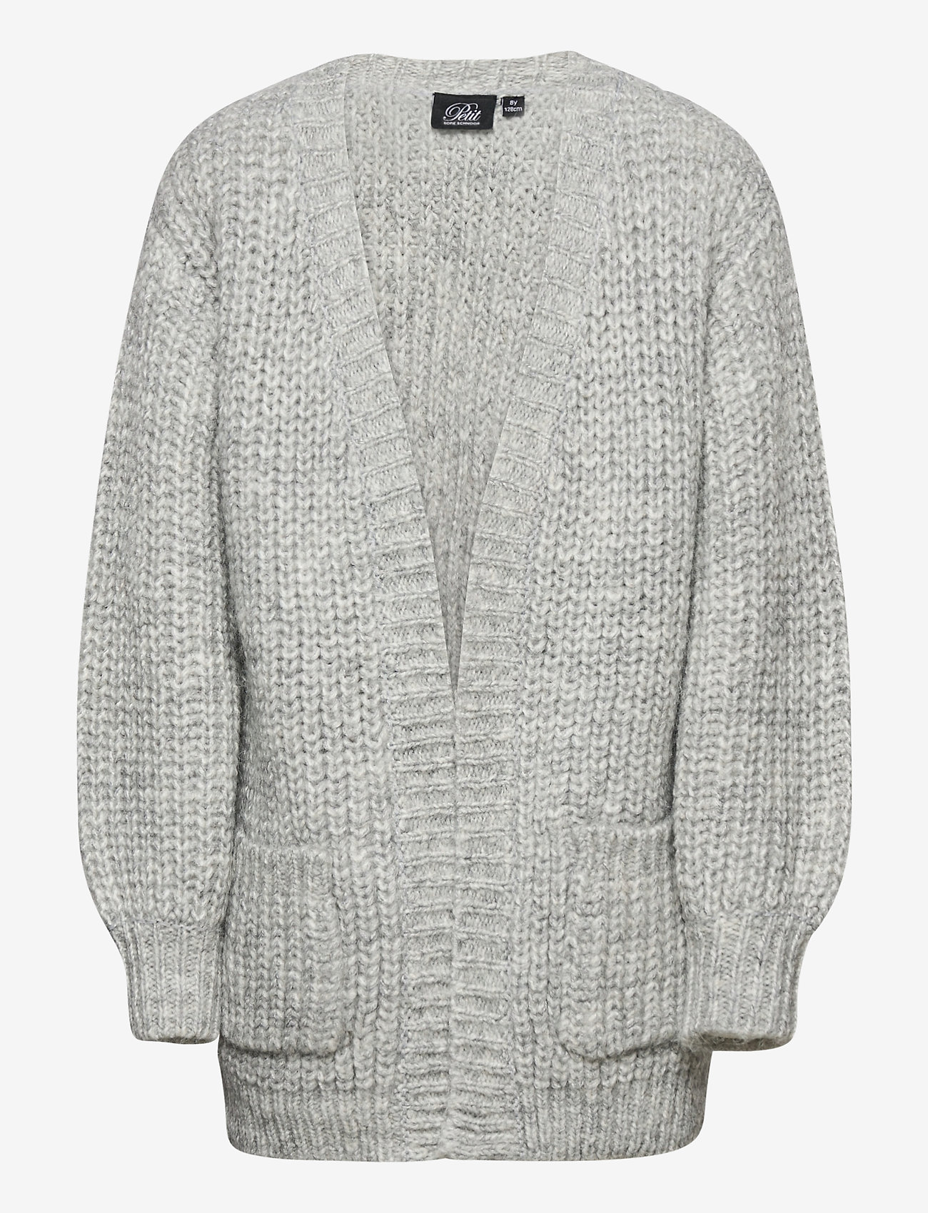 knitted cardigan grey
