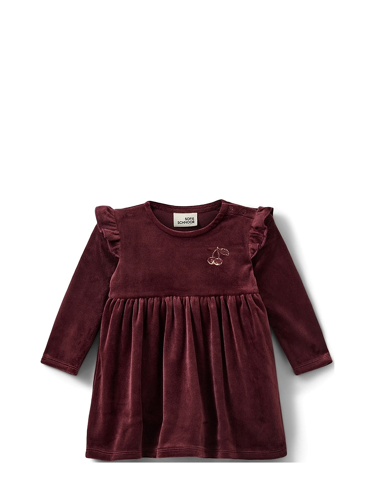 Sofie Schnoor Baby And Kids Ritasb Dress Burgundy