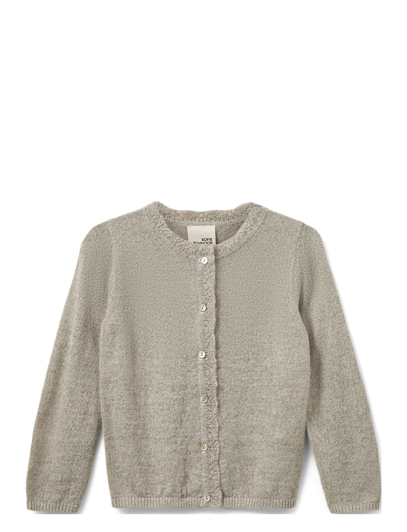 Sofie Schnoor Baby and Kids Skylarsb Cardigan, 110, Grey, Strik > Cardigans, Børn
