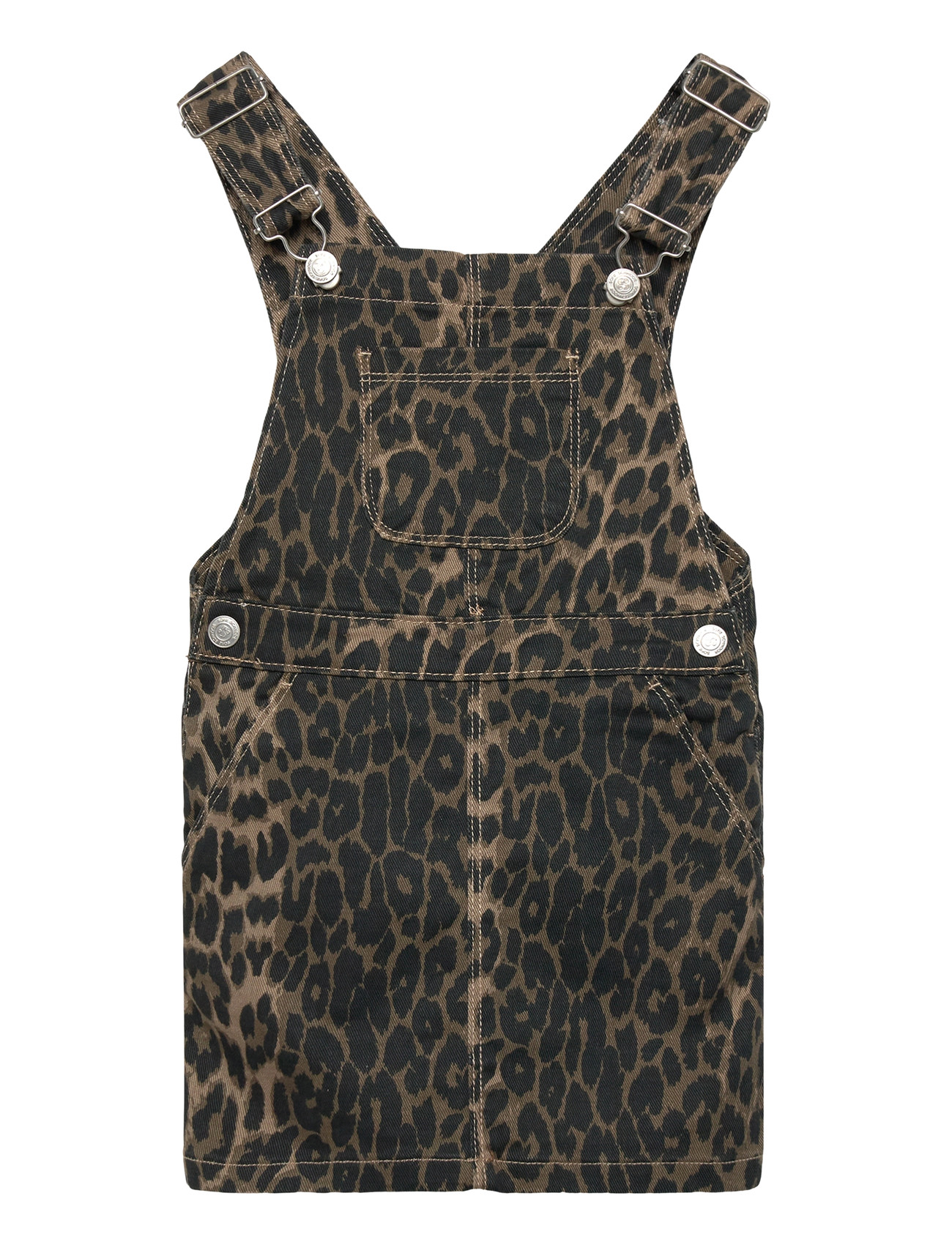 Sofie Schnoor Baby and Kids Larinsk Dress, 110, Multi/patterned, Kjoler > Dungaree-Kjole, Børn