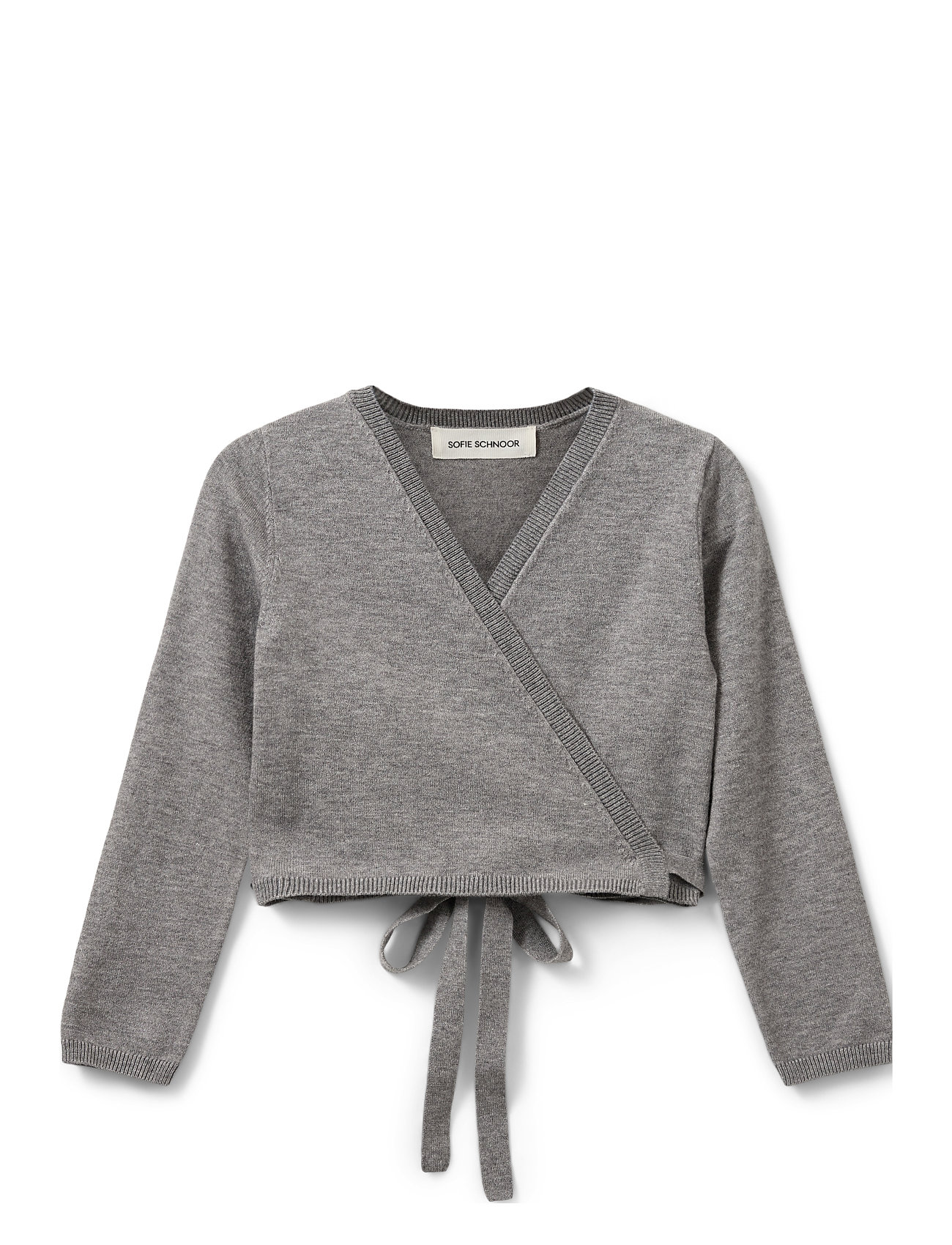 Sofie Schnoor Baby and Kids Gracysk Cardigan, 116, Grey, Strik > Cardigans, Børn