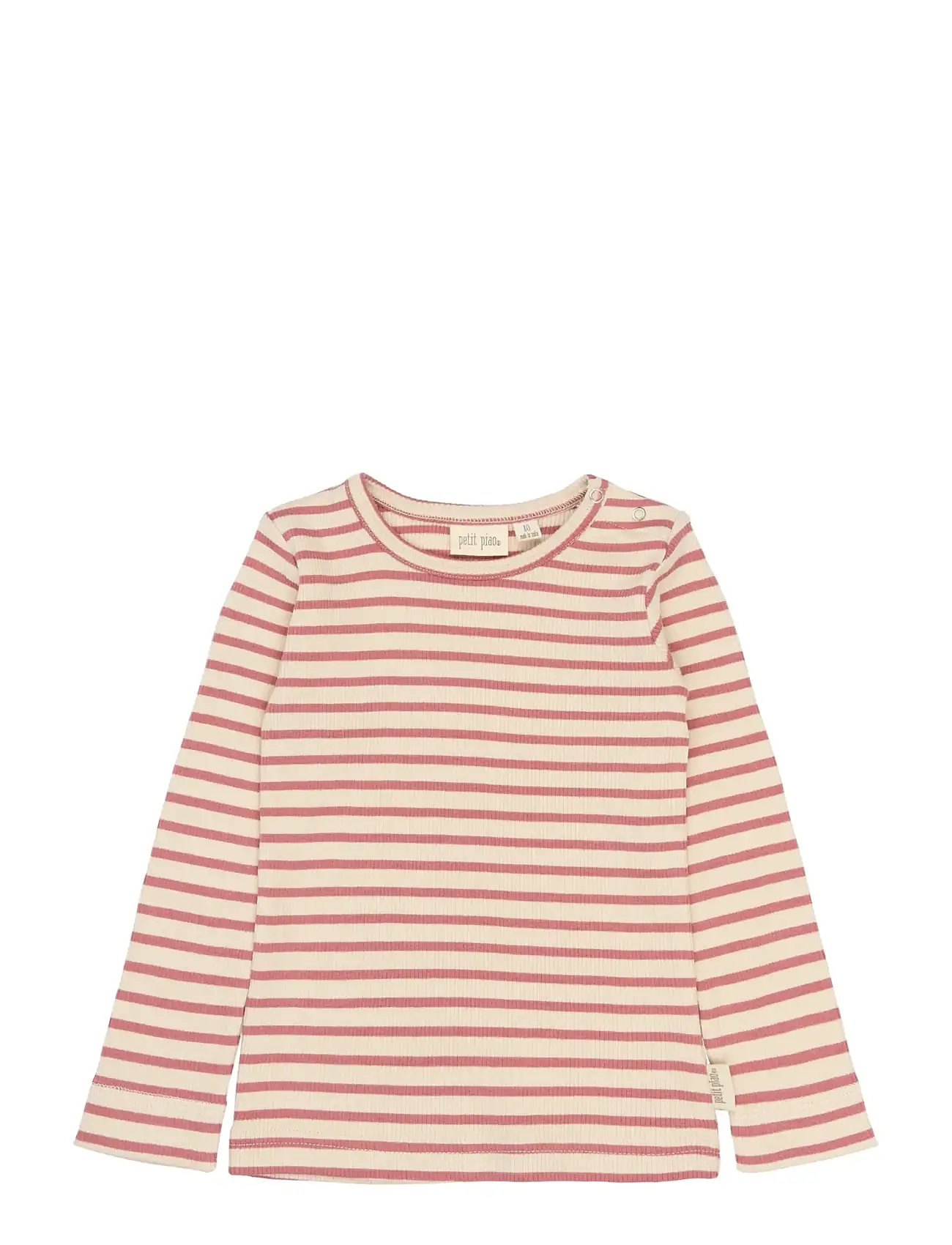 Petit Piao Ppsky L_S Tee, 116, Pink, T-Shirts > Langærmede T-shirts, Børn
