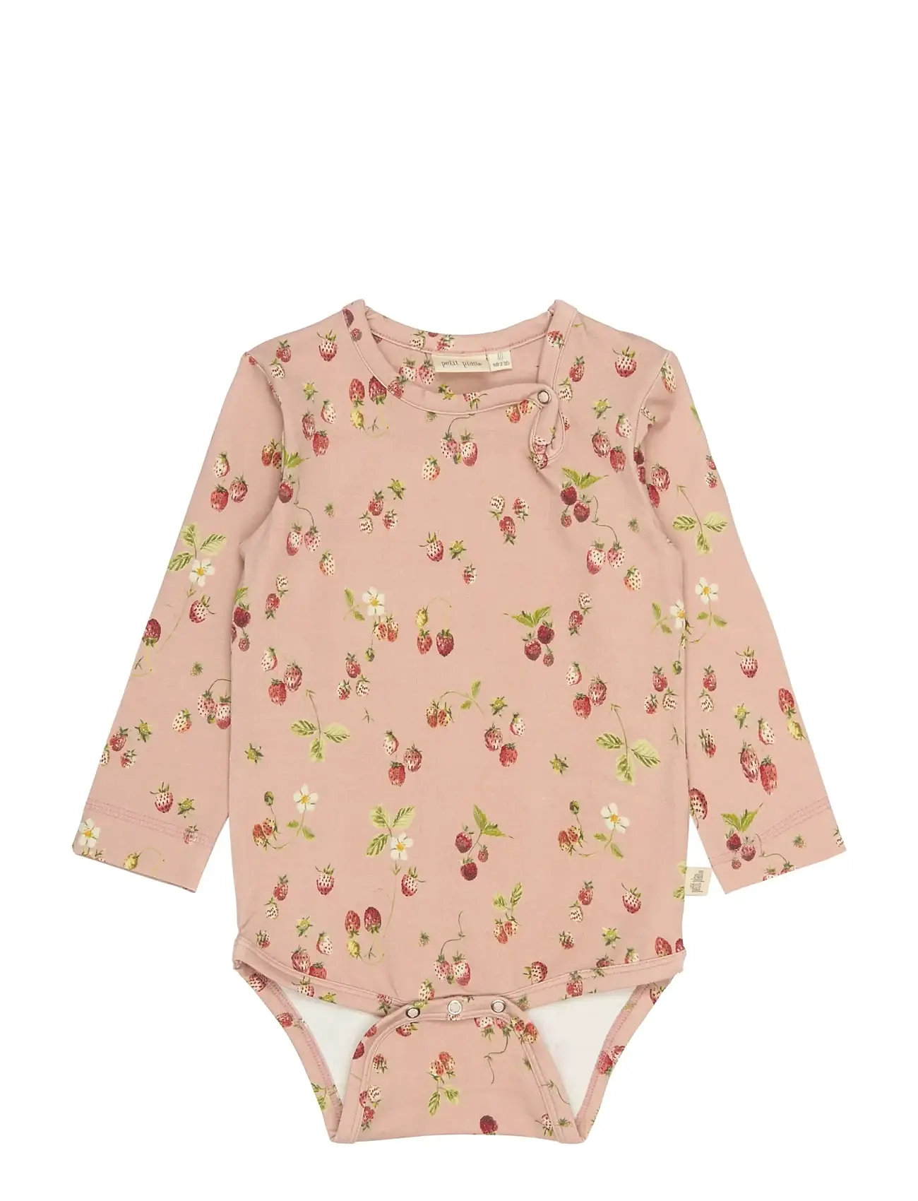 Petit Piao Ppstar L_S Body, 92, Pink, Bodys > Langærmede, Børn