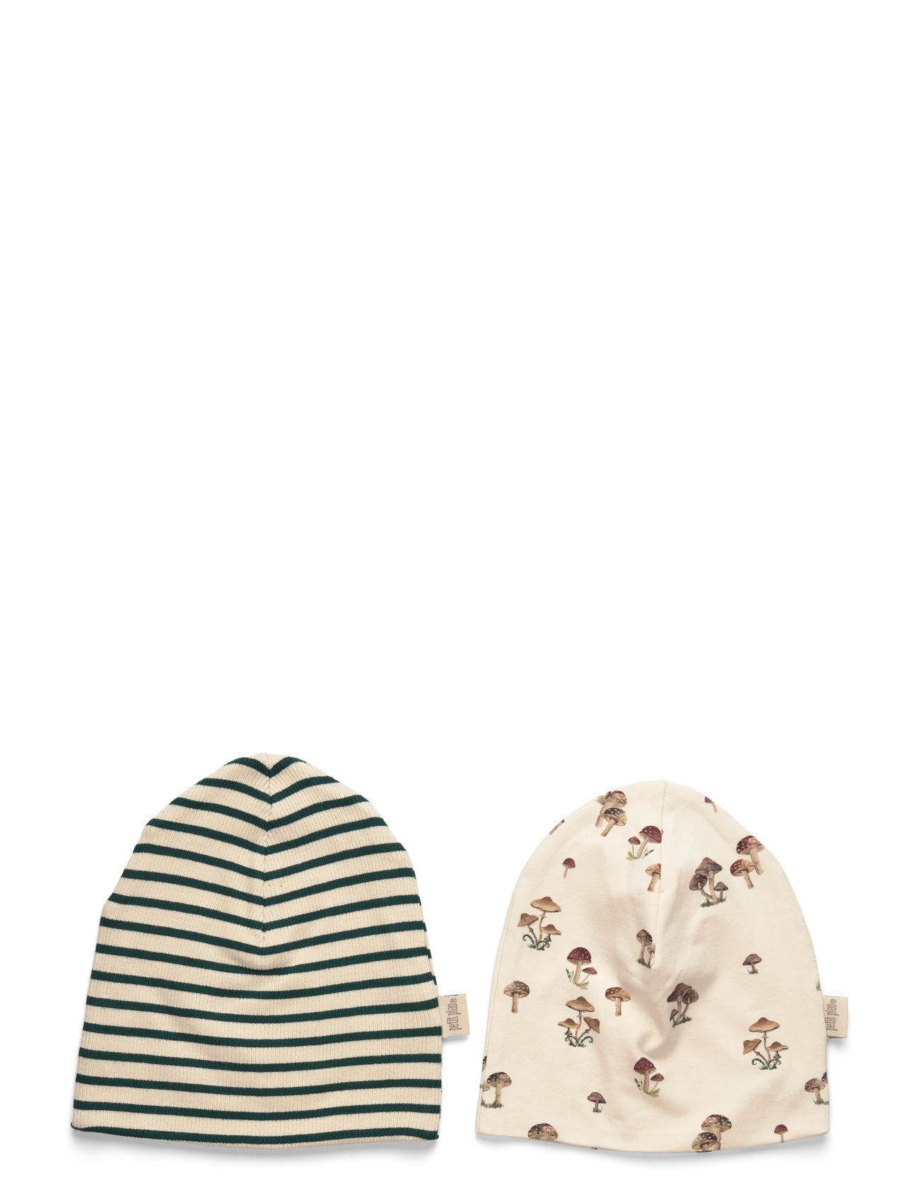 Petit Piao Beanie Hat 2 Pack, 86/98Y, Cream, Huer > Beanie, Børn