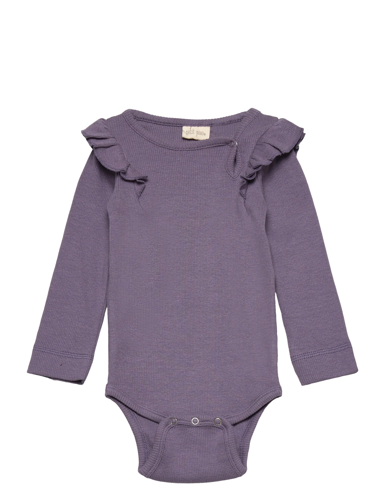Body L/S Modal Frill Purple Petit Piao
