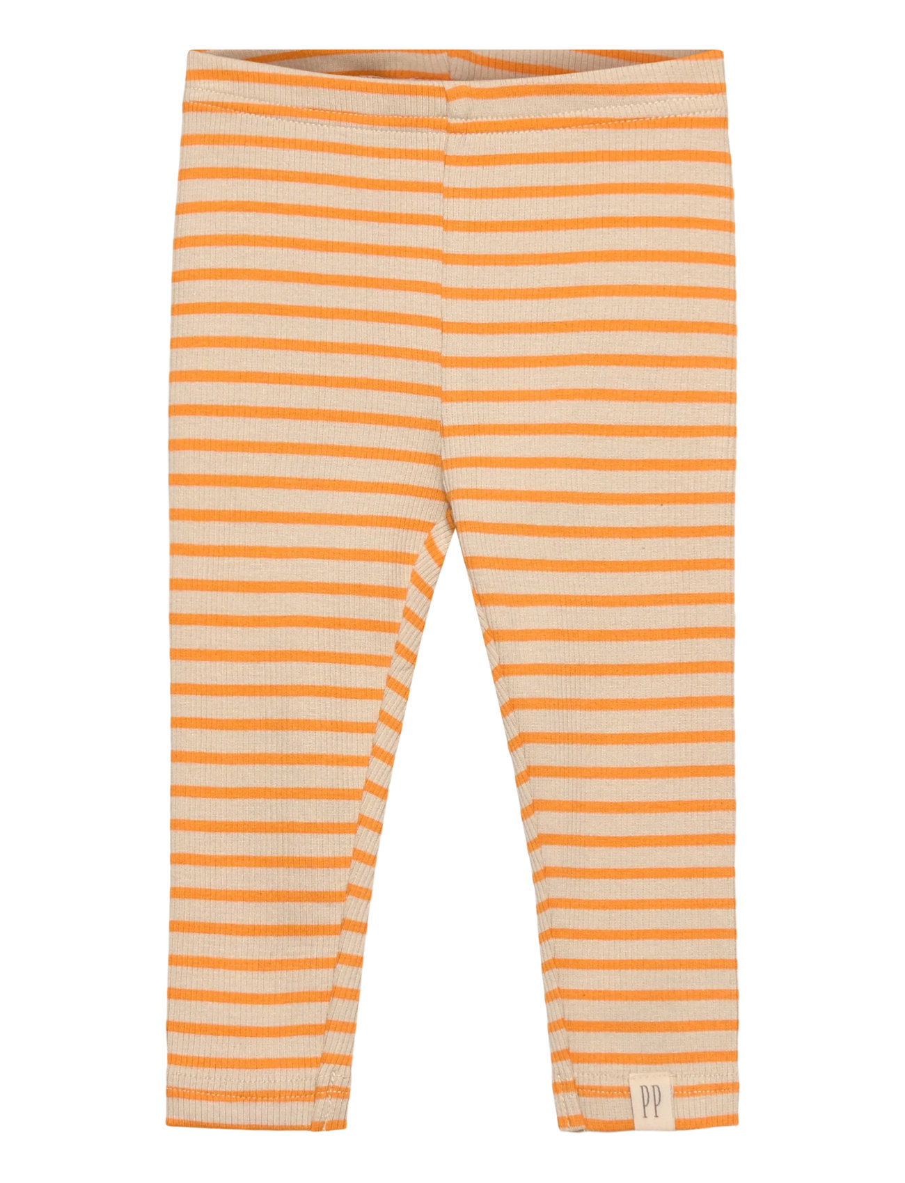 PETIT PIAO Legging Modal Gestreift Gelb - 68 - Kinder