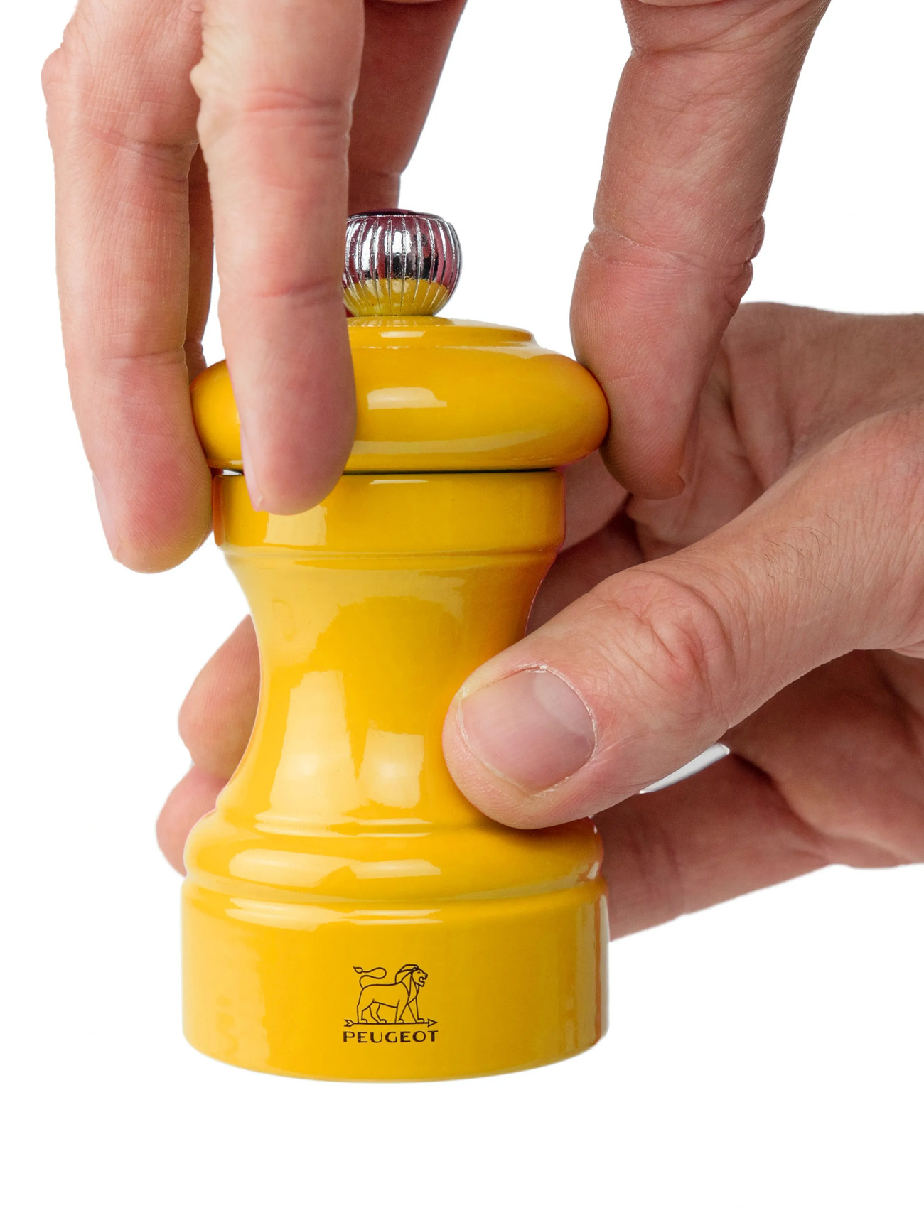 Peugeot Bistro Safran Lakeret Peberkværn 10cm, 10 cm, Yellow, Kværne > Krydderikværne, Unisex