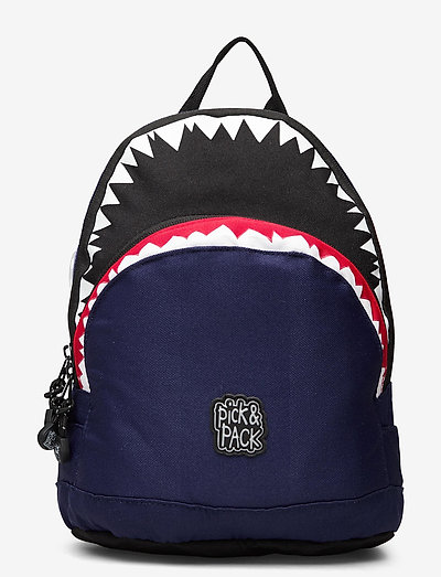 PICK&PACK Shark SHAPE backpack - mugursomas - blue
