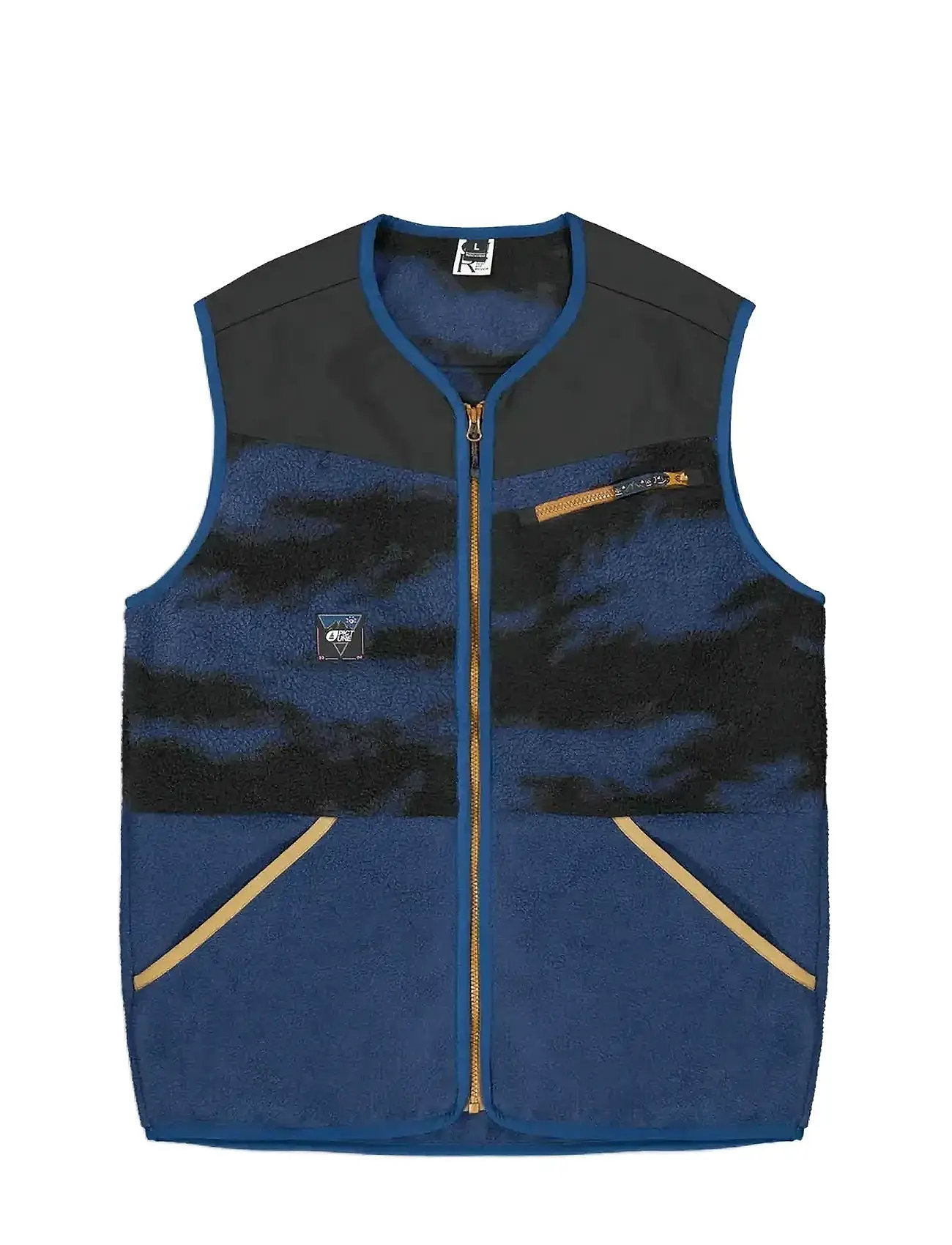 PICTURE ORGANIC CLOTHING Gamvik Fleece Vest Blau - S - Herren