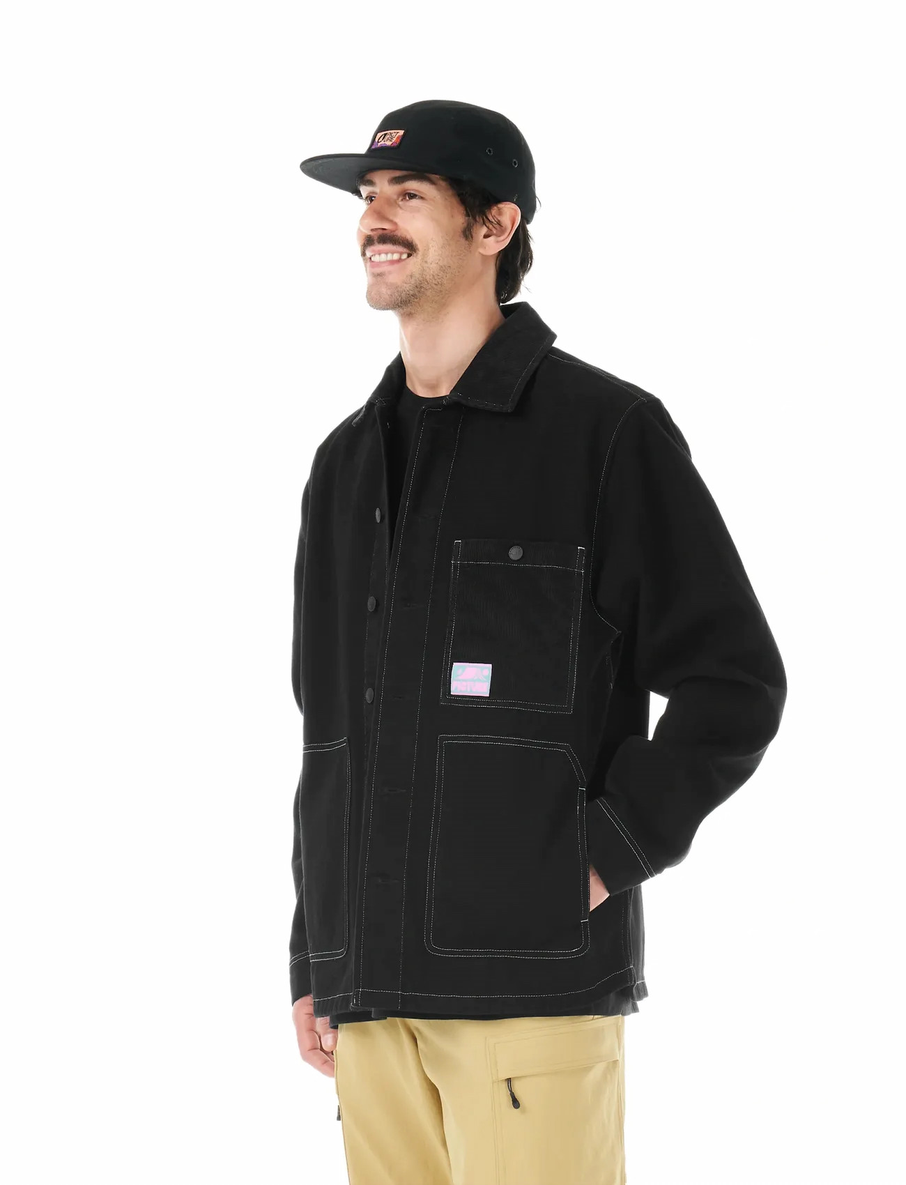 PICTURE ORGANIC CLOTHING Katmeeth Jkt, L, Black, Sport Jackets > Sport Casual Jackets, Herre