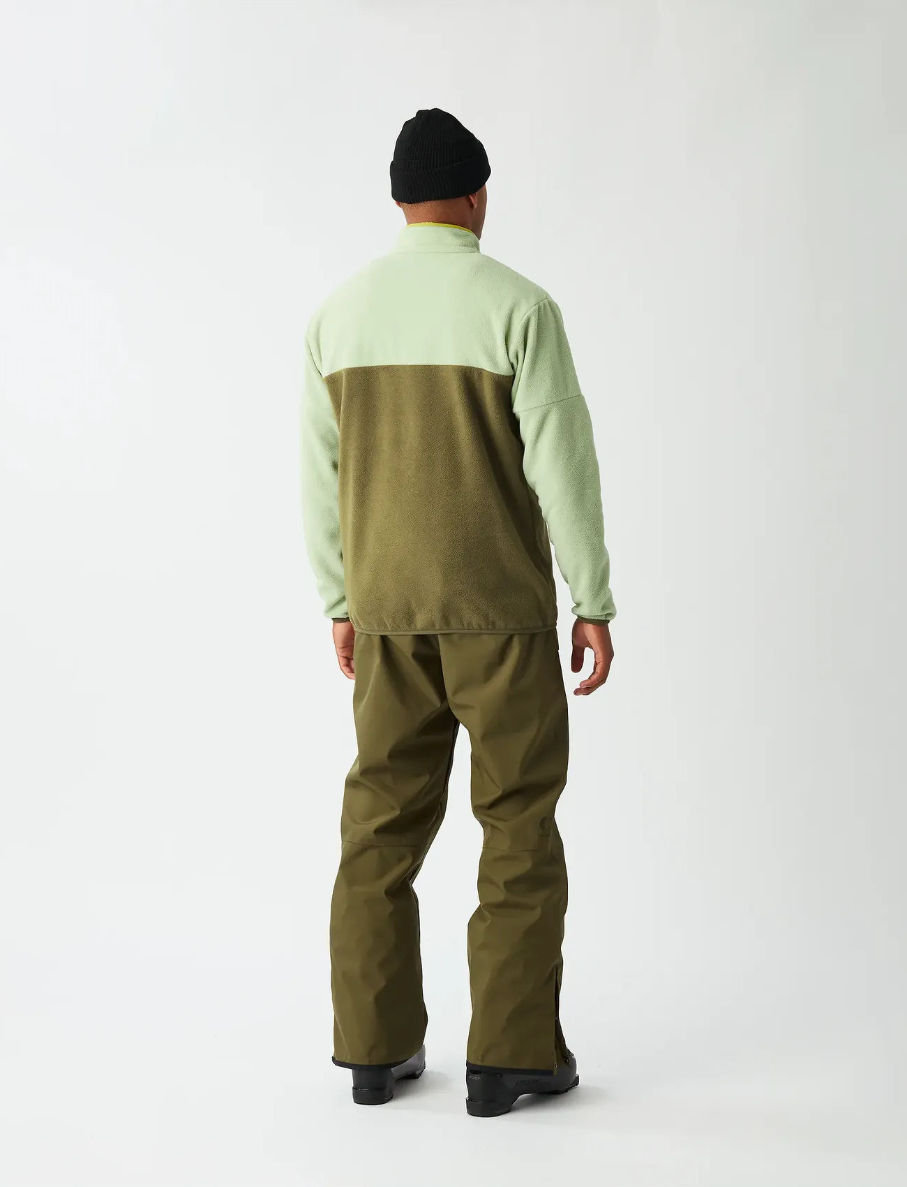 PICTURE ORGANIC CLOTHING Arcca M 1/4 Fleece, S, Green, Sport Fleeces & Midlayers > Sport Fleeces, Herre