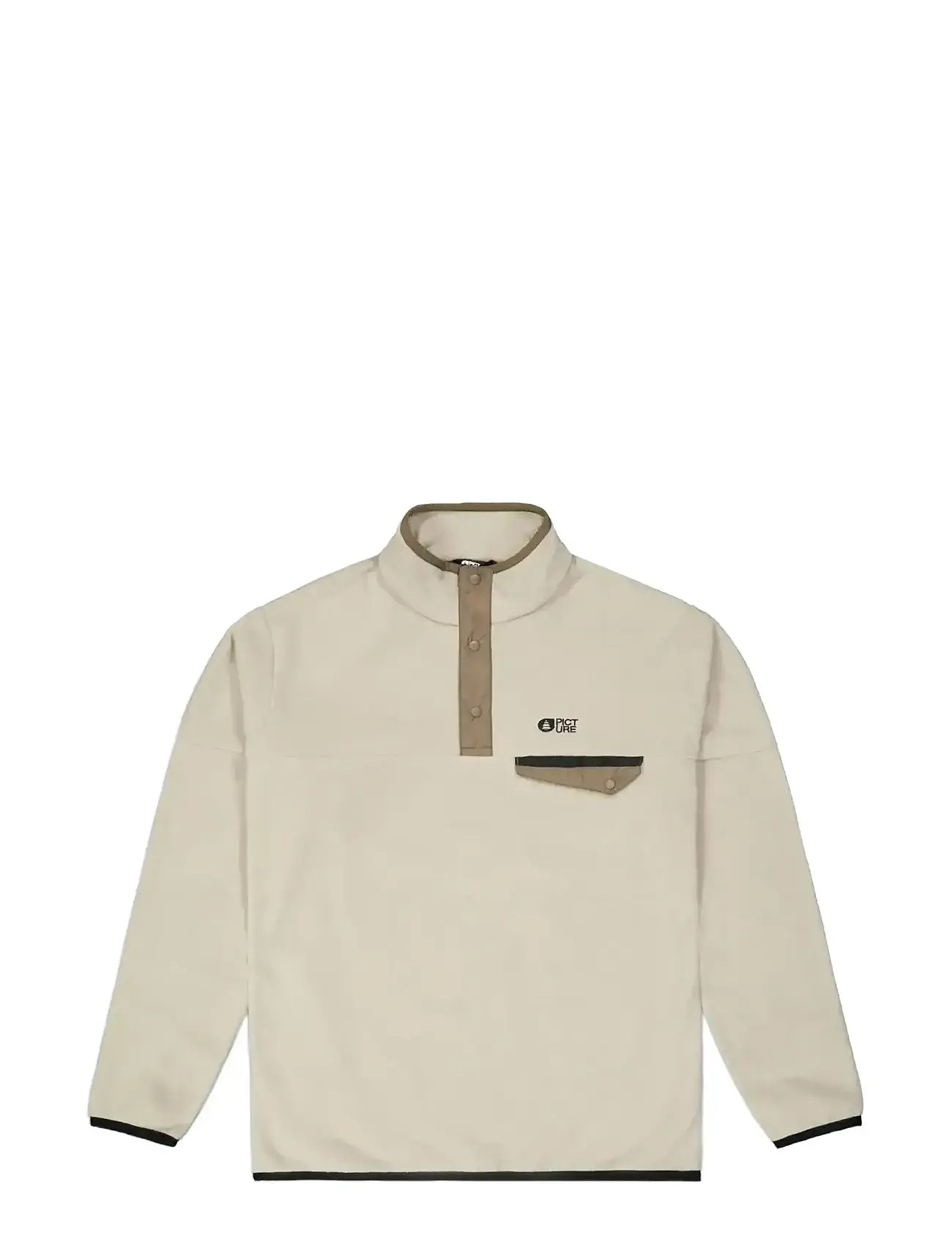 PICTURE ORGANIC CLOTHING Arcca M 1/4 Fleece Beige - S - Herren