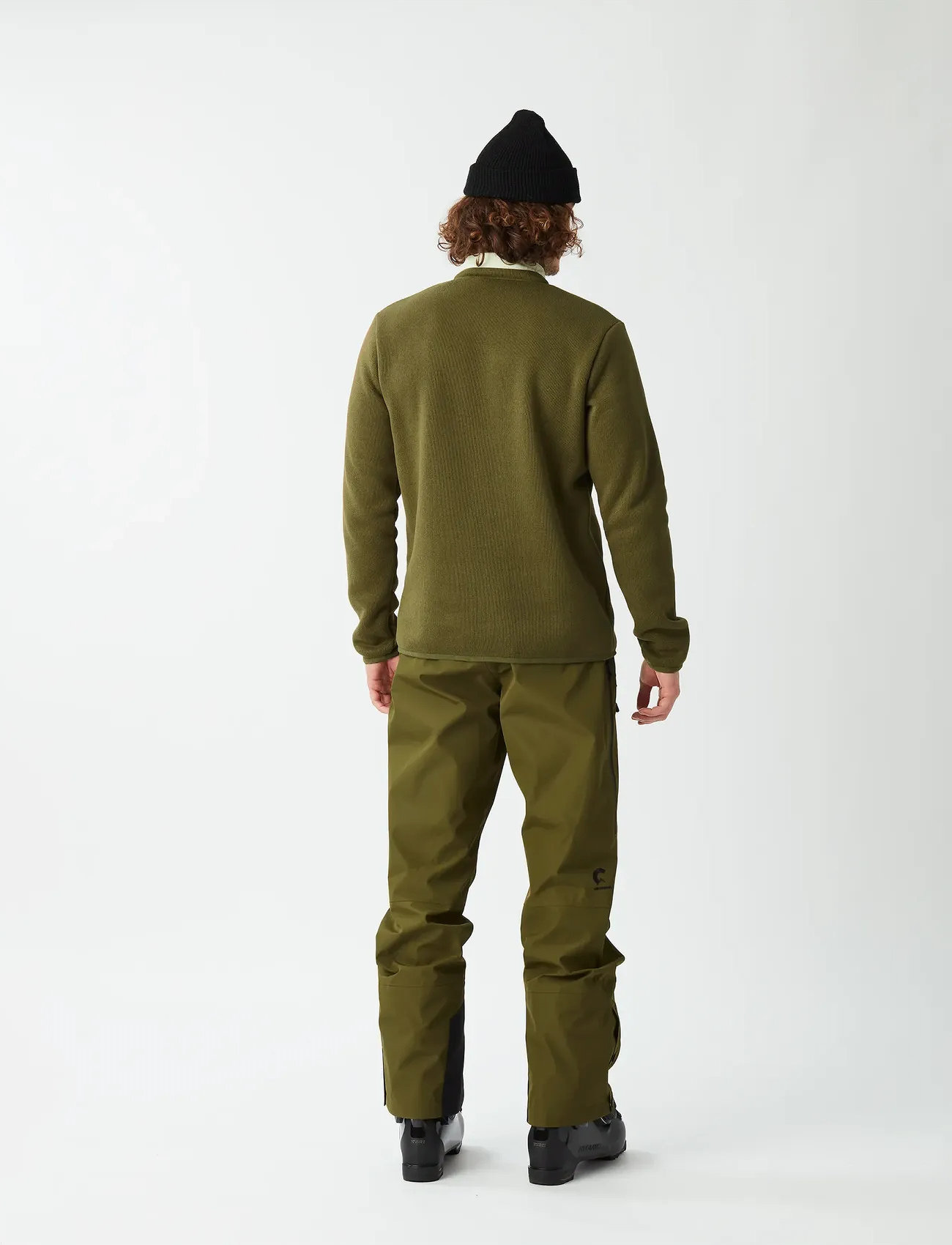 PICTURE ORGANIC CLOTHING Dauwy Fz Fleece, M, Green, Sport Fleeces & Midlayers > Sport Fleeces, Herre